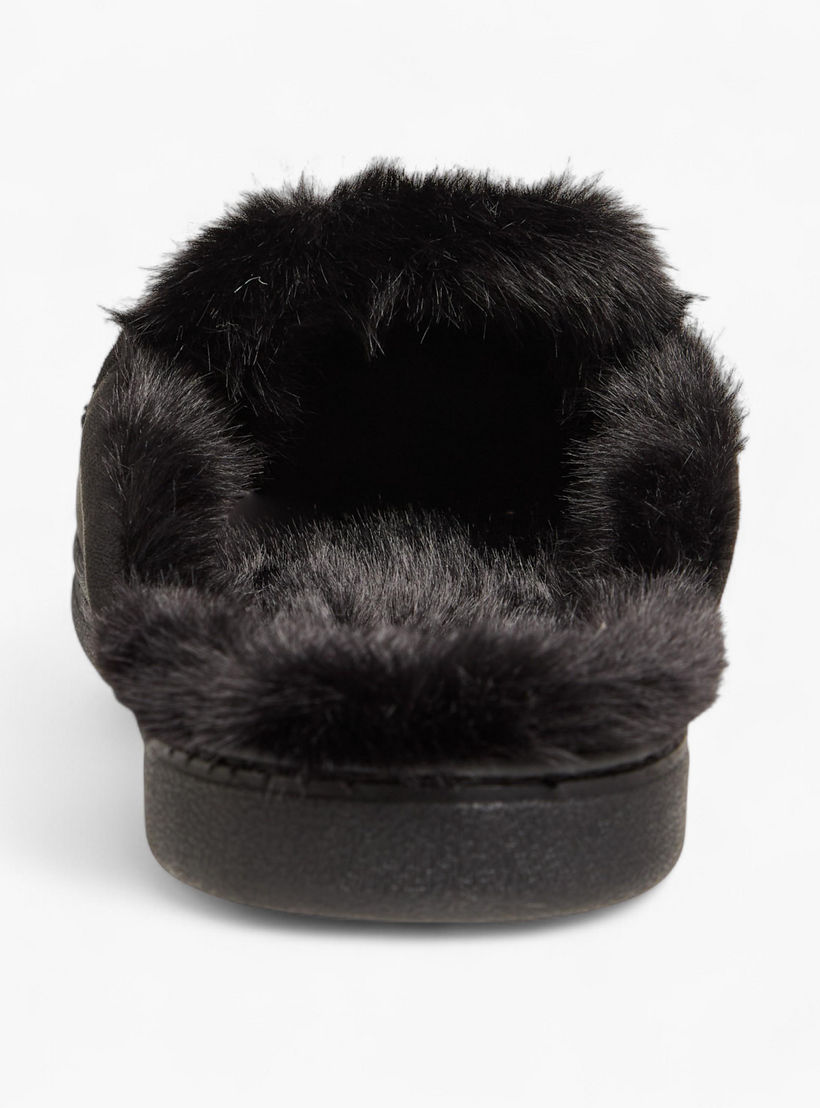 Le Confort Textured Slip-On Bedroom Mules-women-shoes-bedroomslippers-image-4