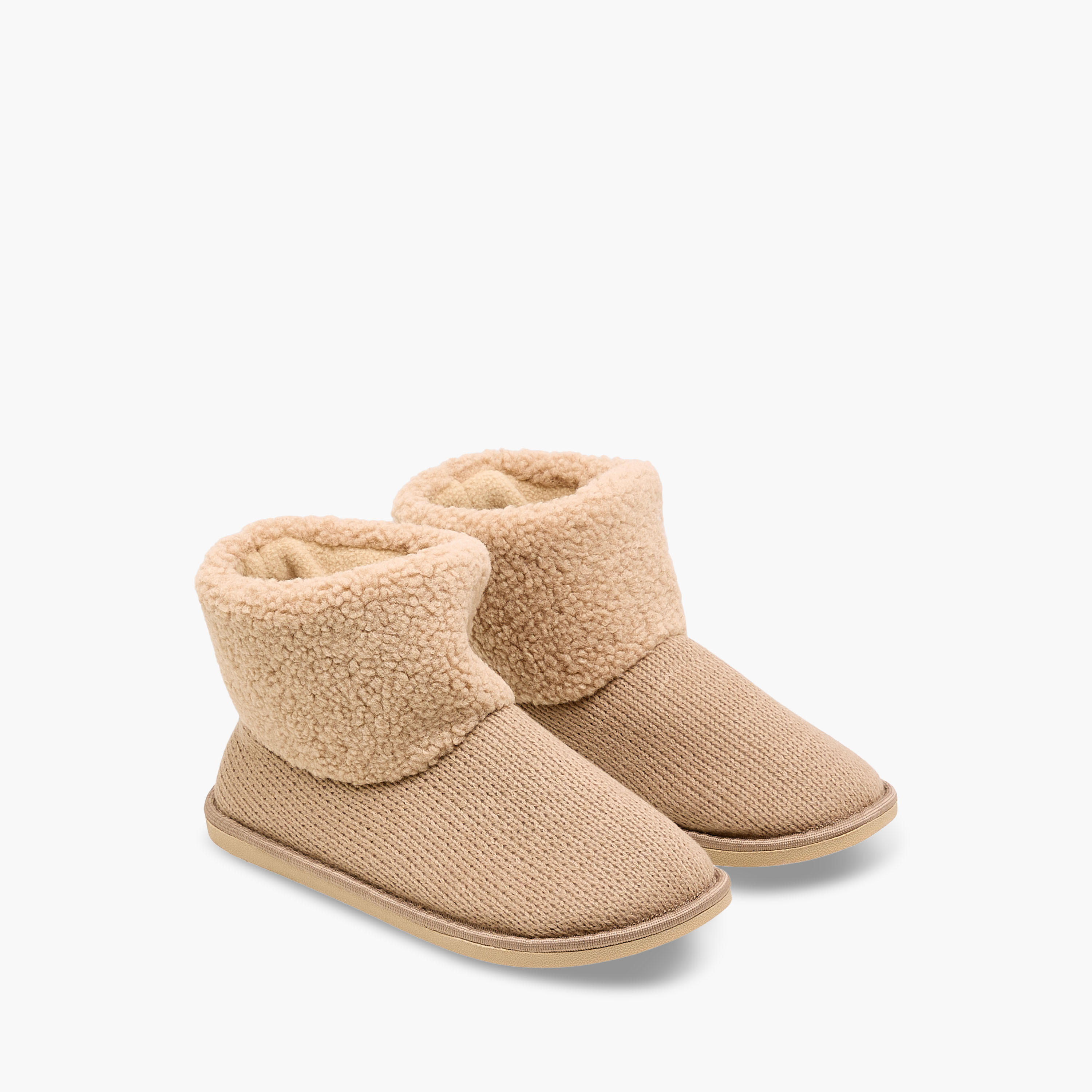 Le Confort Women Sherpa Detail Slipper Boots-women-shoes-boots-image-1