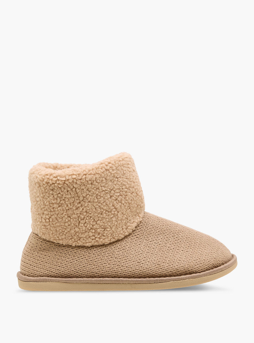 Le Confort Women Sherpa Detail Slipper Boots-women-shoes-boots-image-3