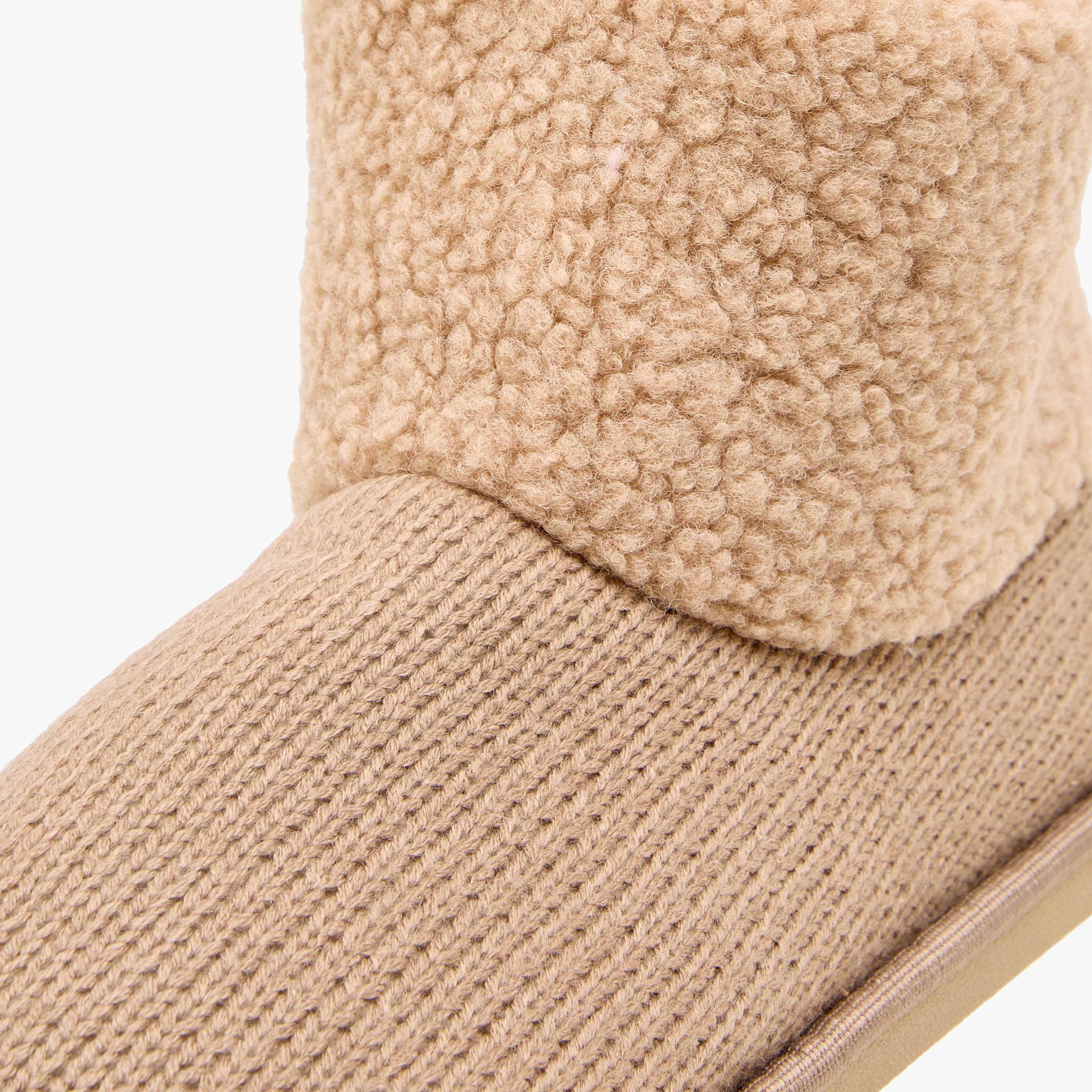 Le Confort Women Sherpa Detail Slipper Boots-women-shoes-boots-image-4