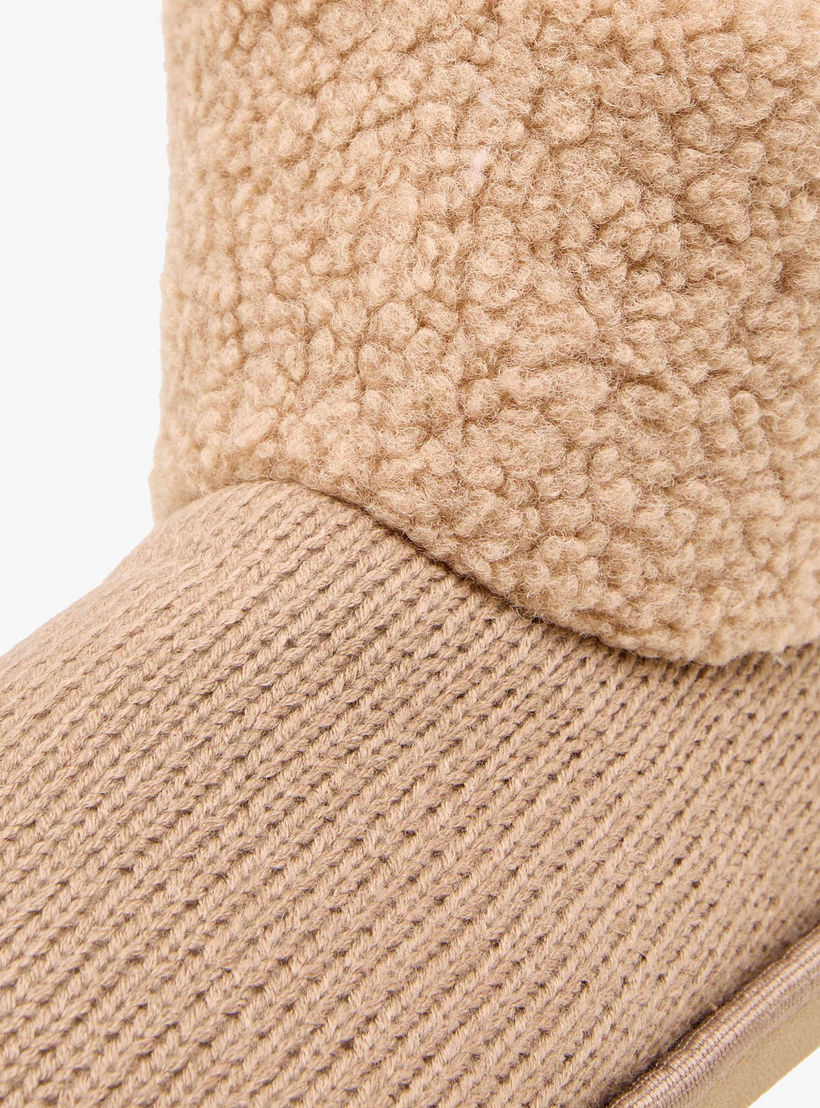 Le Confort Women Sherpa Detail Slipper Boots-women-shoes-boots-image-4