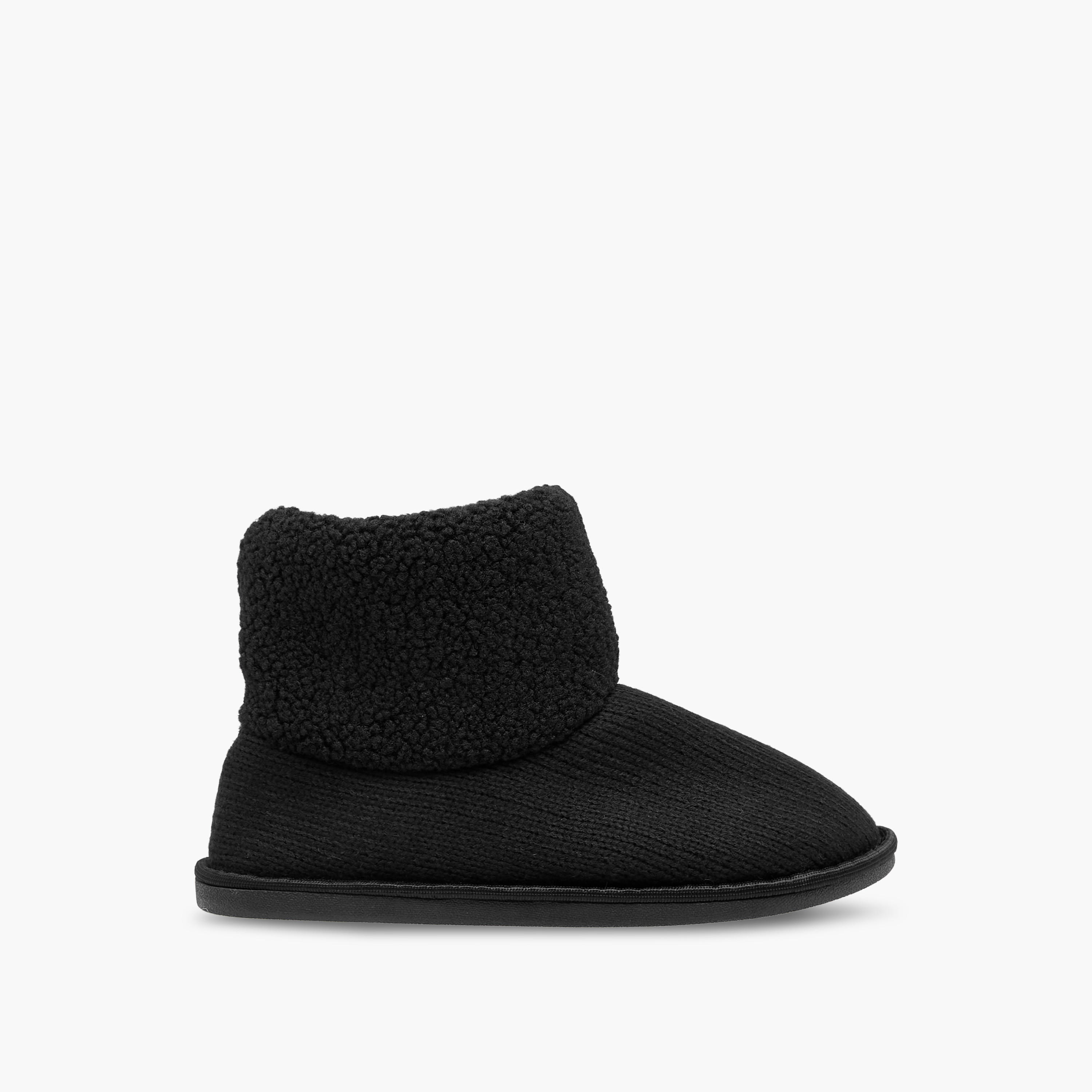 Le Confort Women Sherpa Detail Slipper Boots-women-shoes-boots-image-3