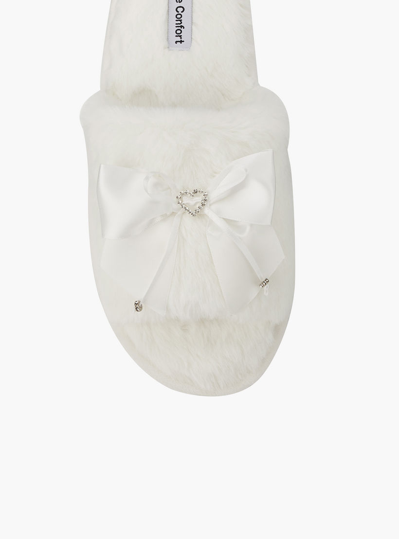 Le Confort Women Faux Fur Bedroom Slippers-women-shoes-bedroomslippers-image-4