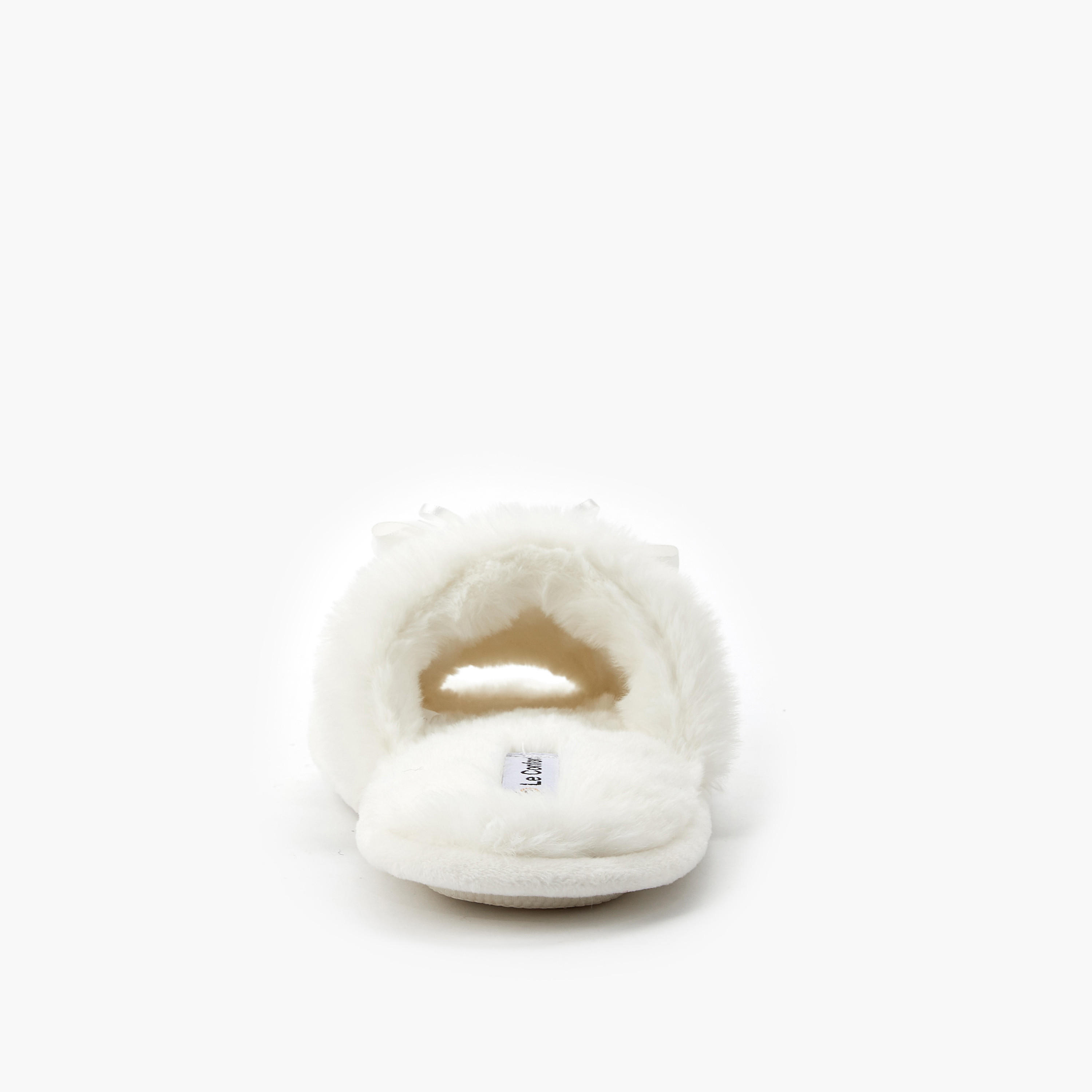Le Confort Women Faux Fur Bedroom Slippers-women-shoes-bedroomslippers-image-5
