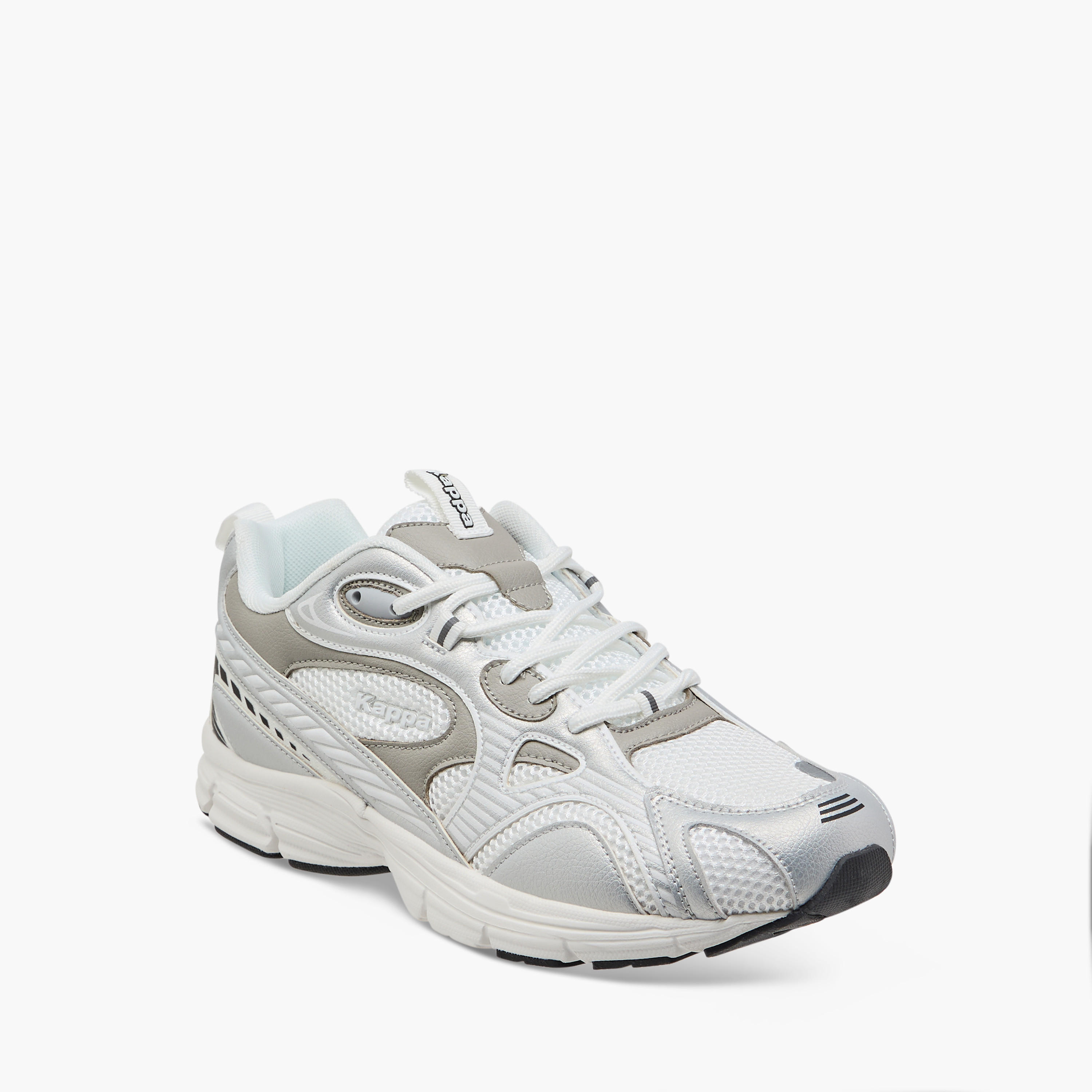 Kappa Men's Panelled Lace-Up Sports Shoes with Pull Tabs-sports-men-shoes-image-2
