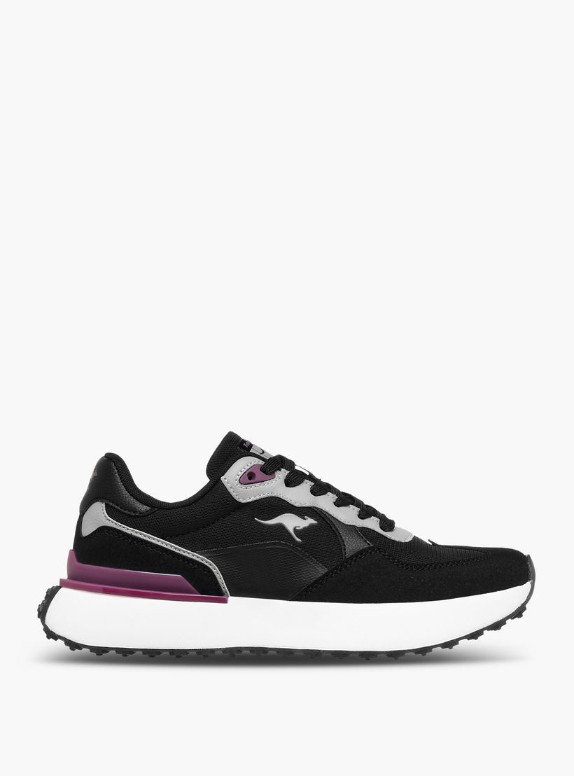 KangaROOS Women's Panelled Lace-Up Sports Shoes-women-shoes-sports-image-3