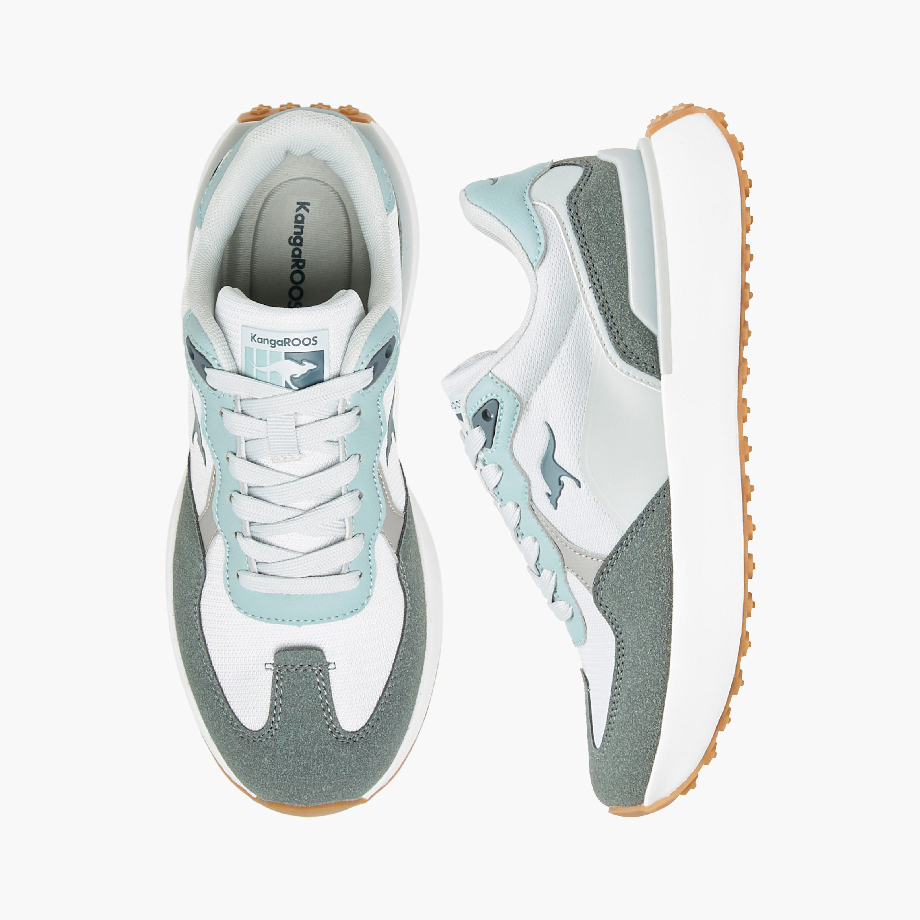 KangaROOS Women's Panelled Lace-Up Sports Shoes-women-shoes-sports-image-1