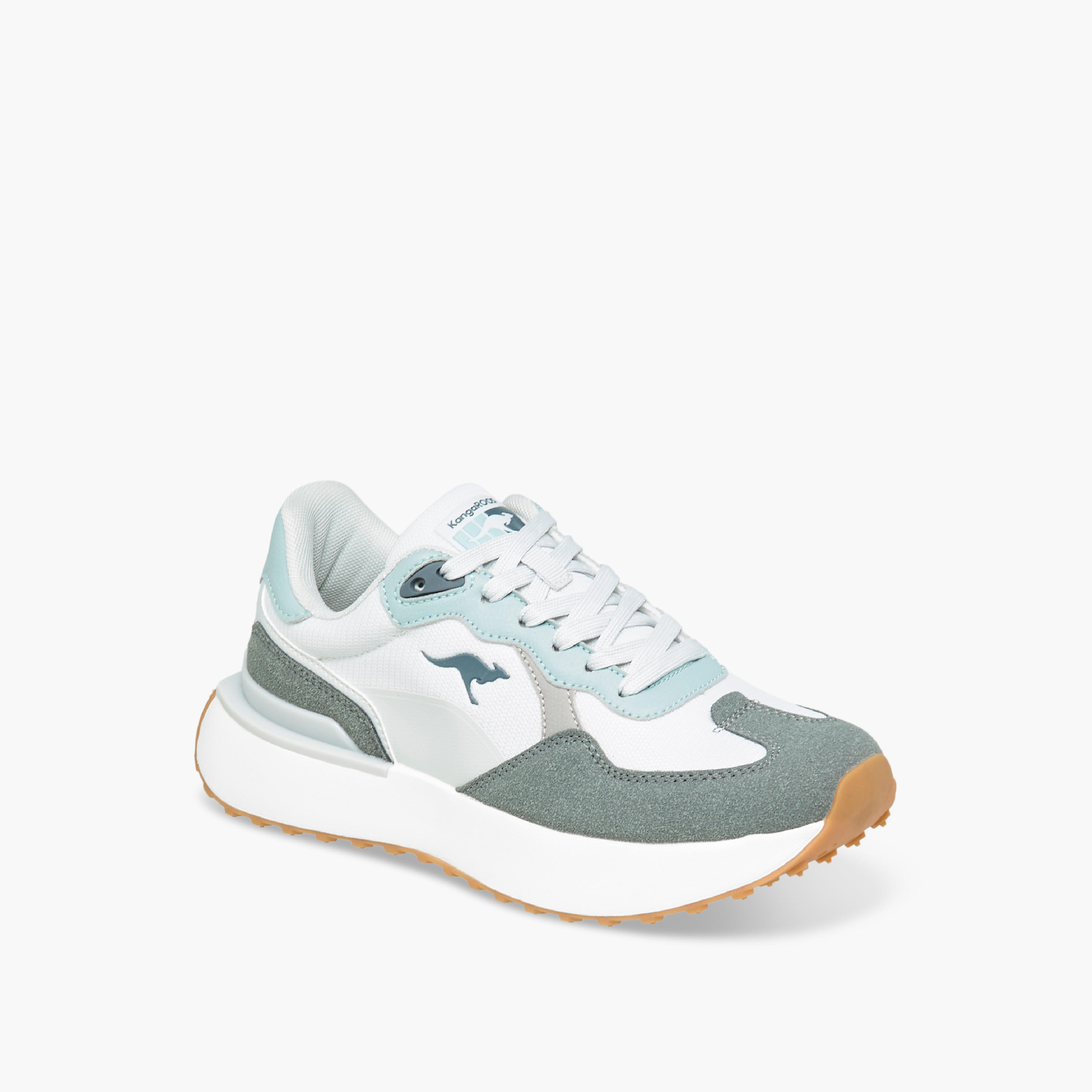 KangaROOS Women's Panelled Lace-Up Sports Shoes-women-shoes-sports-image-2