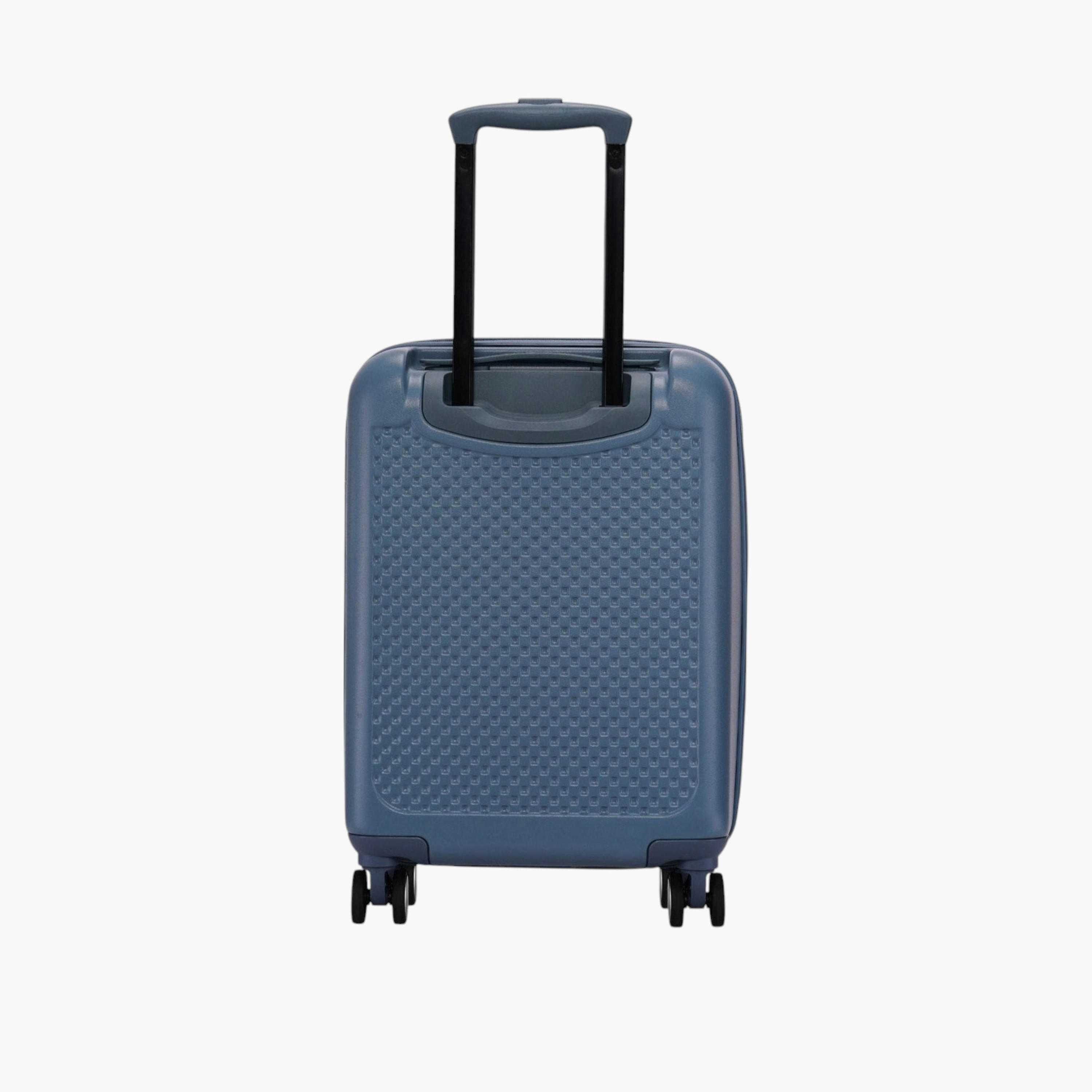 Calvin Klein Textured Hardcase Trolley Bag with Telescopic Handle-travel-luggagesandbags-luggage-image-3