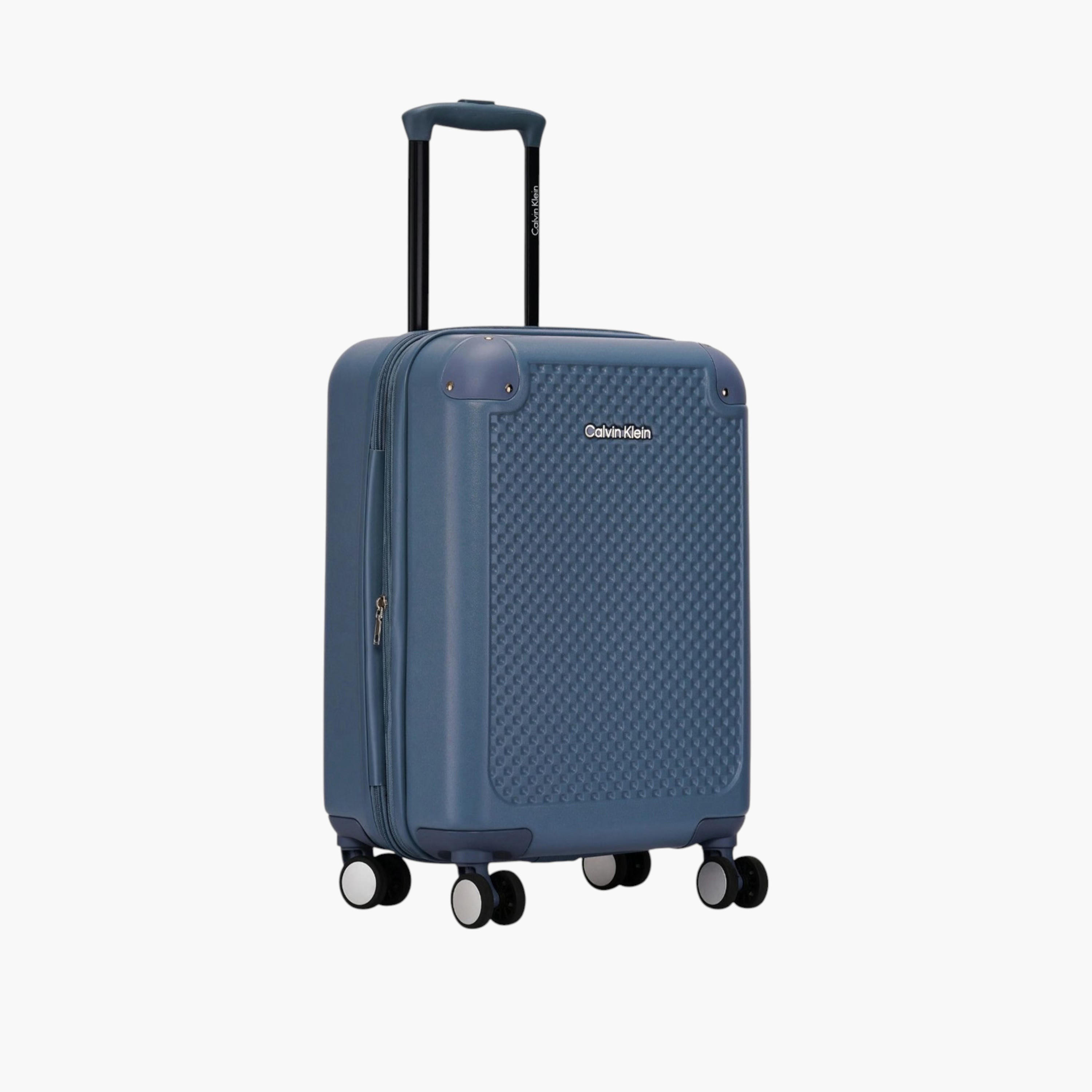 Calvin Klein Textured Hardcase Trolley Bag with Telescopic Handle-travel-luggagesandbags-luggage-image-4