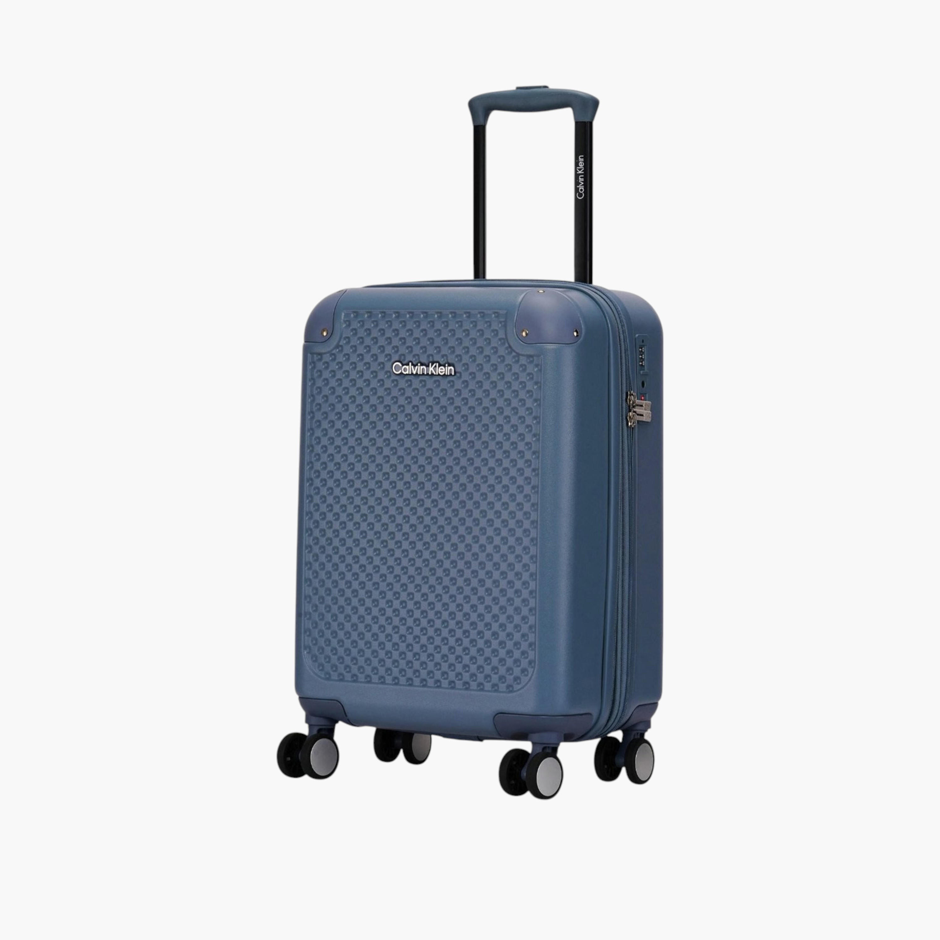 Calvin Klein Textured Hardcase Trolley Bag with Telescopic Handle-travel-luggagesandbags-luggage-image-5