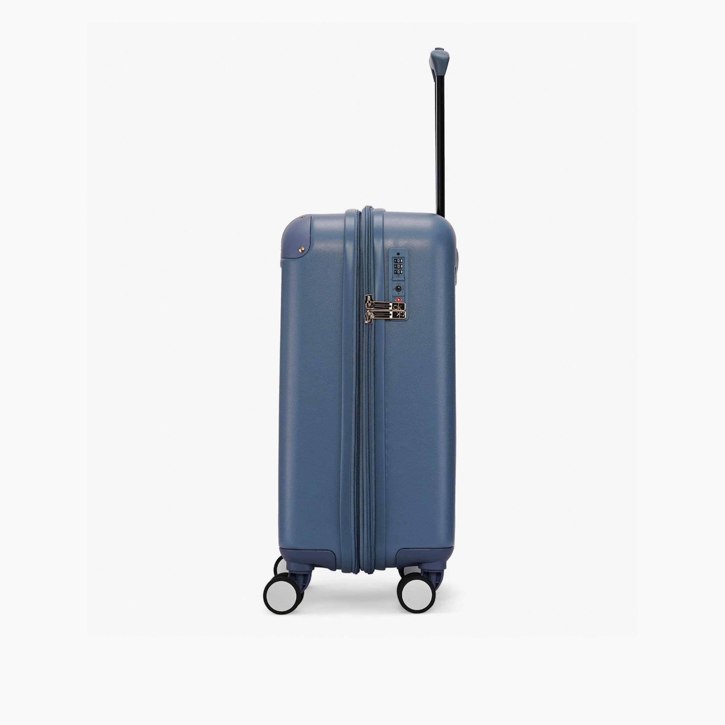 Calvin Klein Textured Hardcase Trolley Bag with Telescopic Handle-travel-luggagesandbags-luggage-image-6