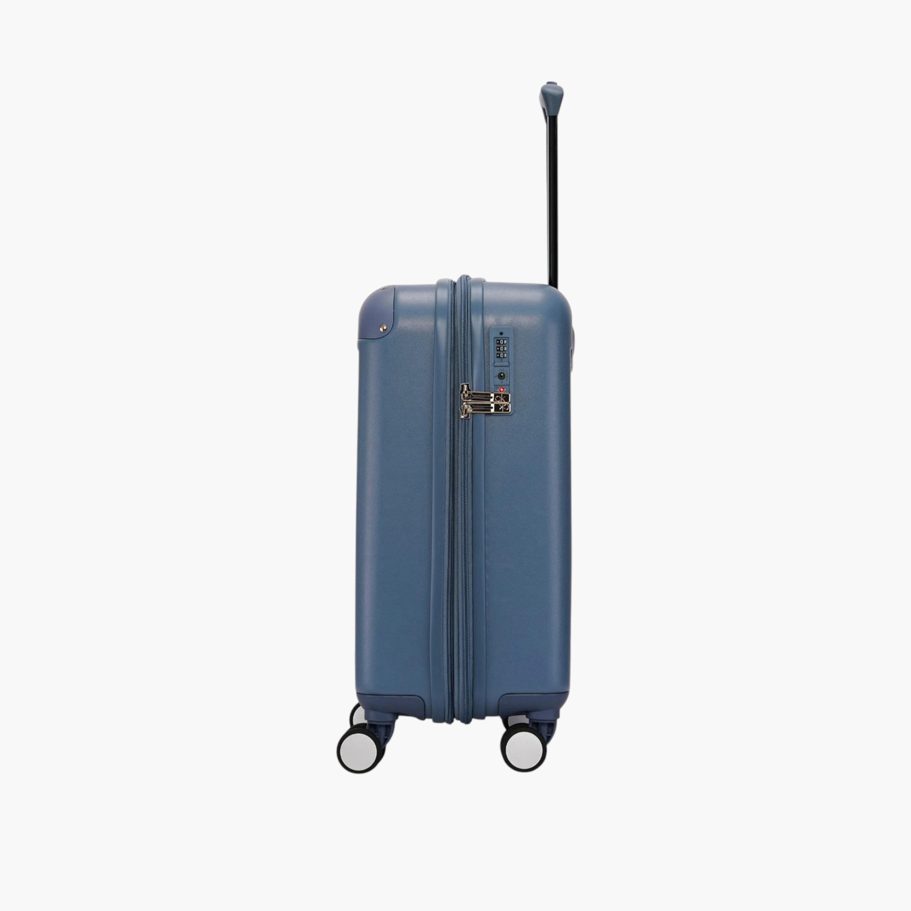 Calvin Klein Textured Hardcase Trolley Bag with Telescopic Handle-travel-luggagesandbags-luggage-image-7