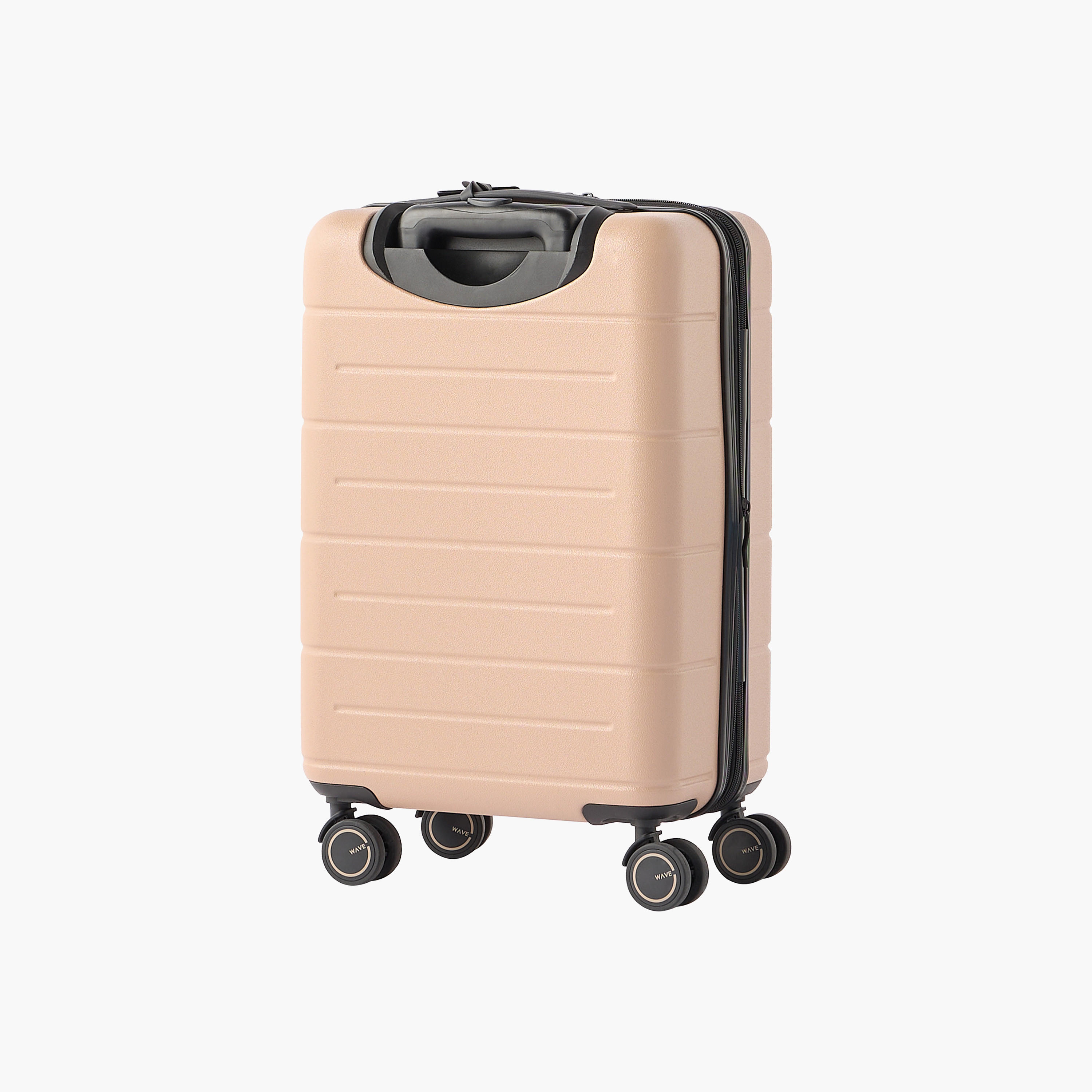 WAVE Textured Hardcase Luggage Trolley with Retractable Handle - 20 inches Cabin Bag-travel-luggagesandbags-luggage-image-3
