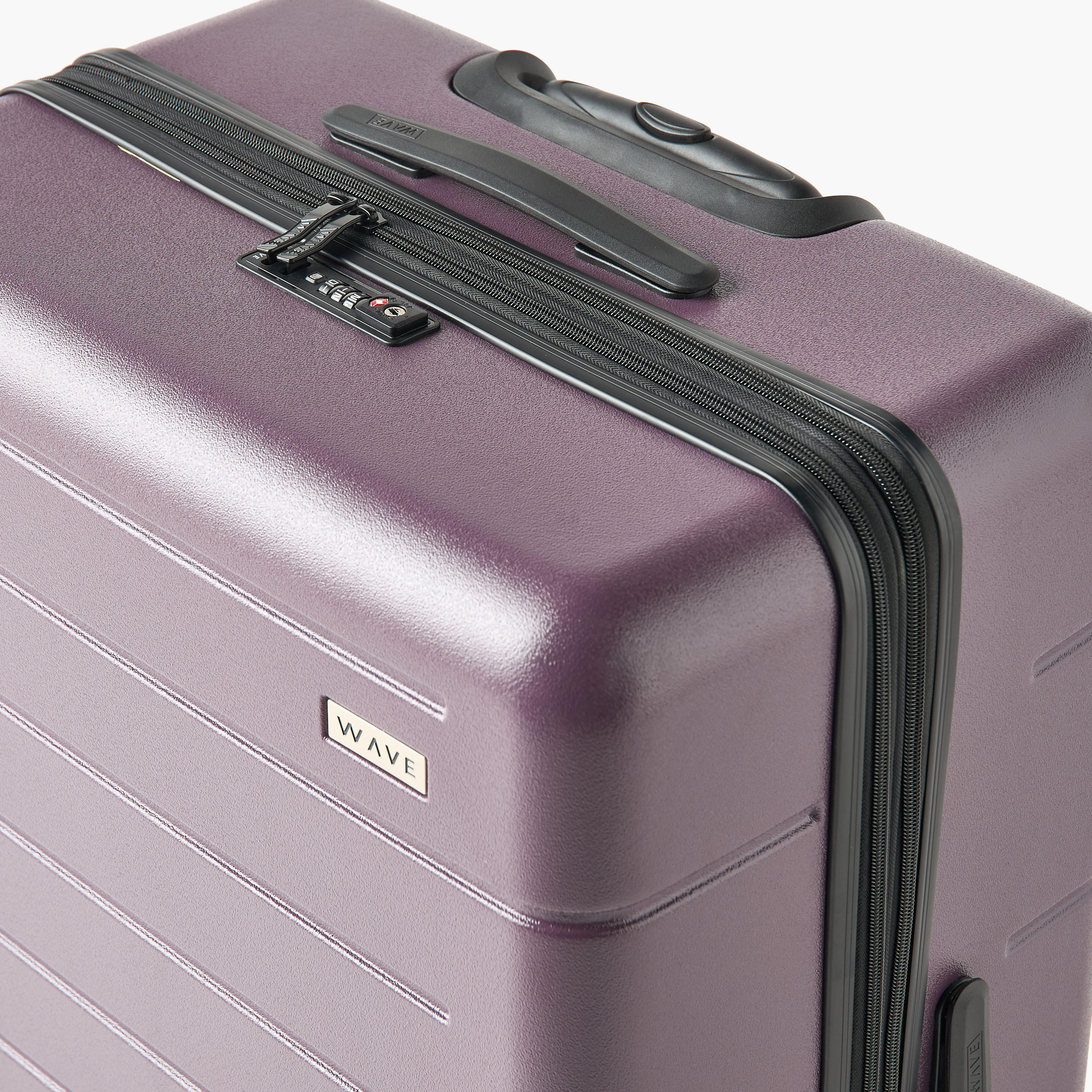 شنطة سفر ترولي صلبة بارزة الملمس بمقبض قابل للسحب من ويف-travel-luggagesandbags-luggage-image-4
