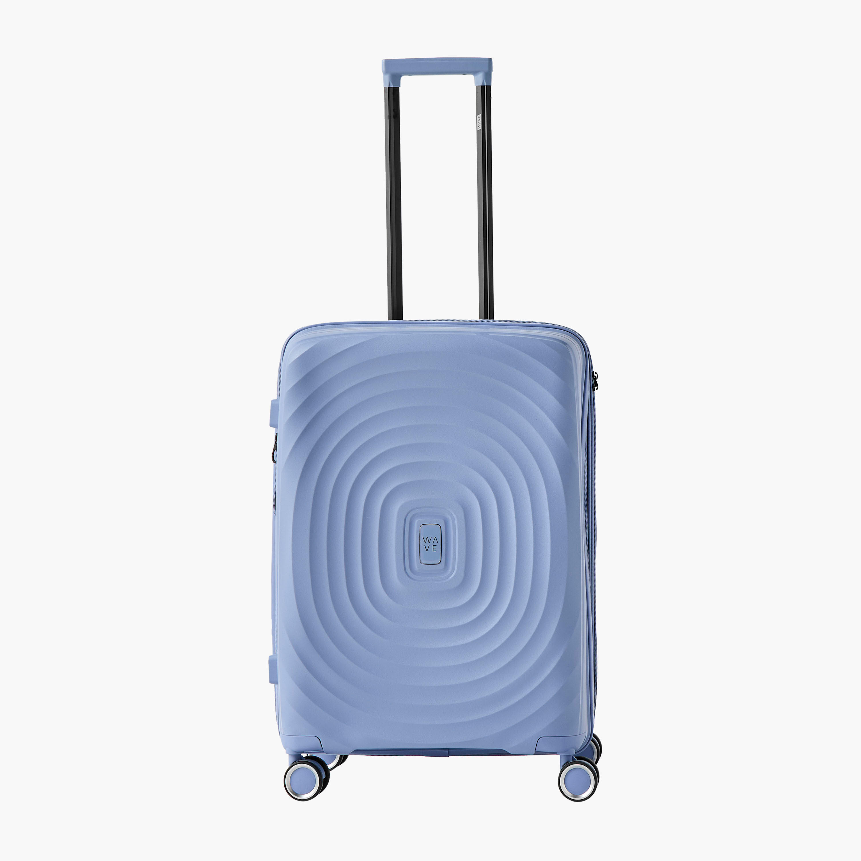 WAVE Textured Hardcase Trolley Bag with Retractable Handle - 24 Inches Check-in Bag-travel-luggagesandbags-luggage-image-1