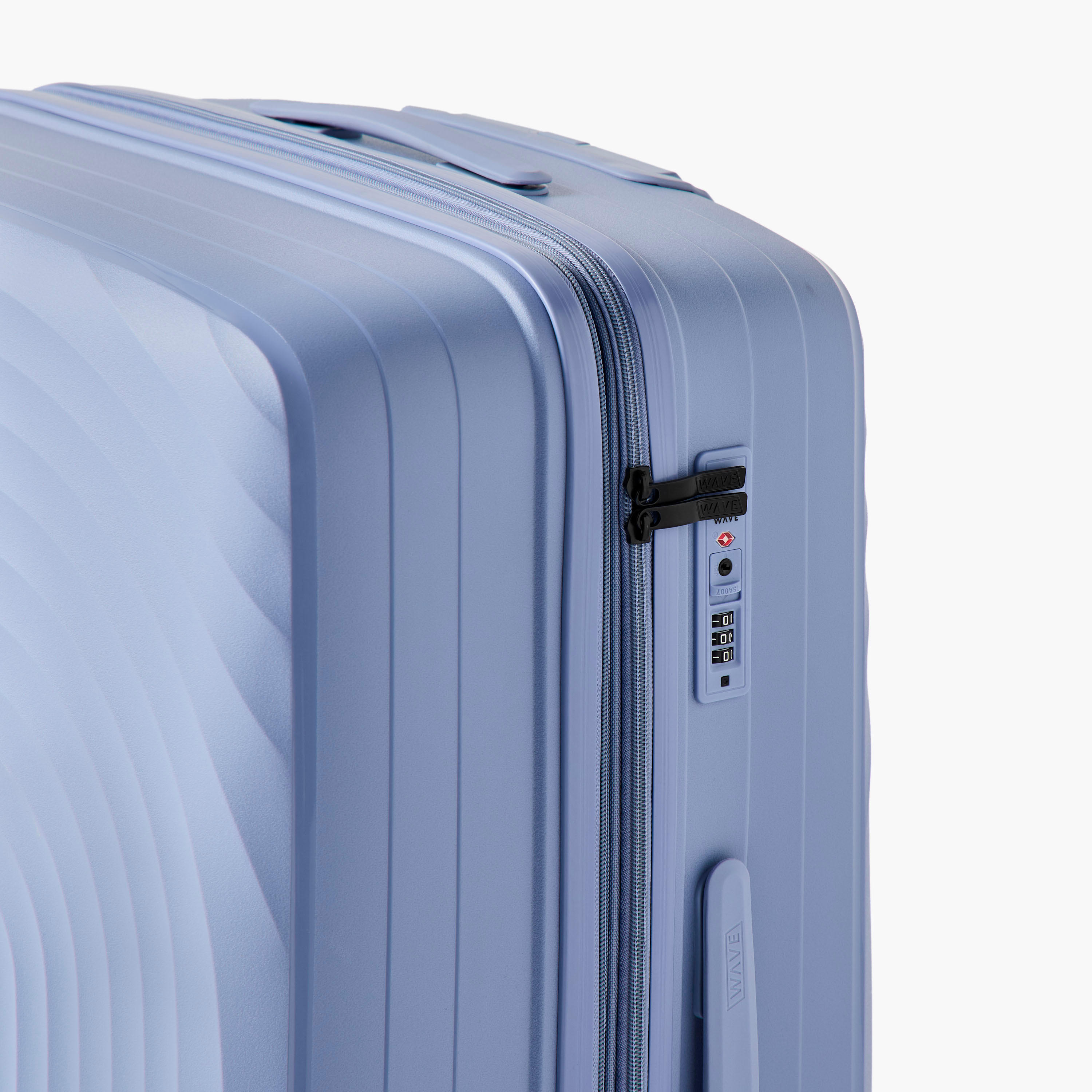 WAVE Textured Hardcase Trolley Bag with Retractable Handle - 24 Inches Check-in Bag-travel-luggagesandbags-luggage-image-5
