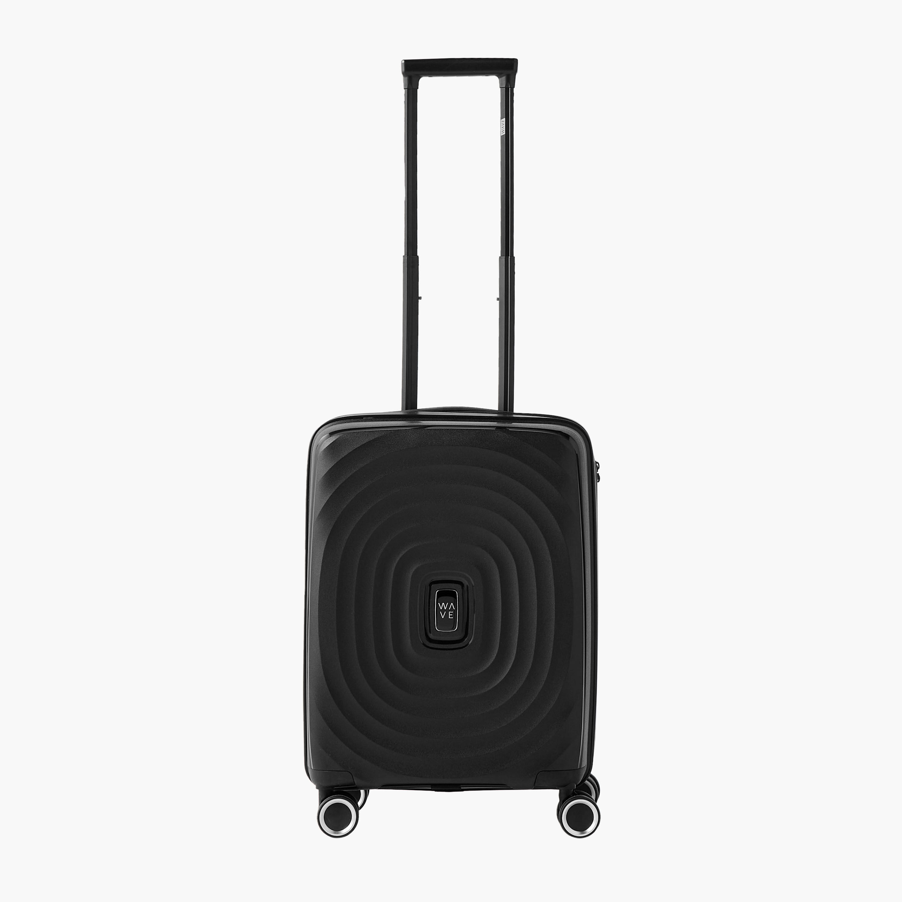 WAVE Textured Hardcase Trolley Bag with Retractable Handle - 20 Inches Check-in Bag-travel-luggagesandbags-luggage-image-1