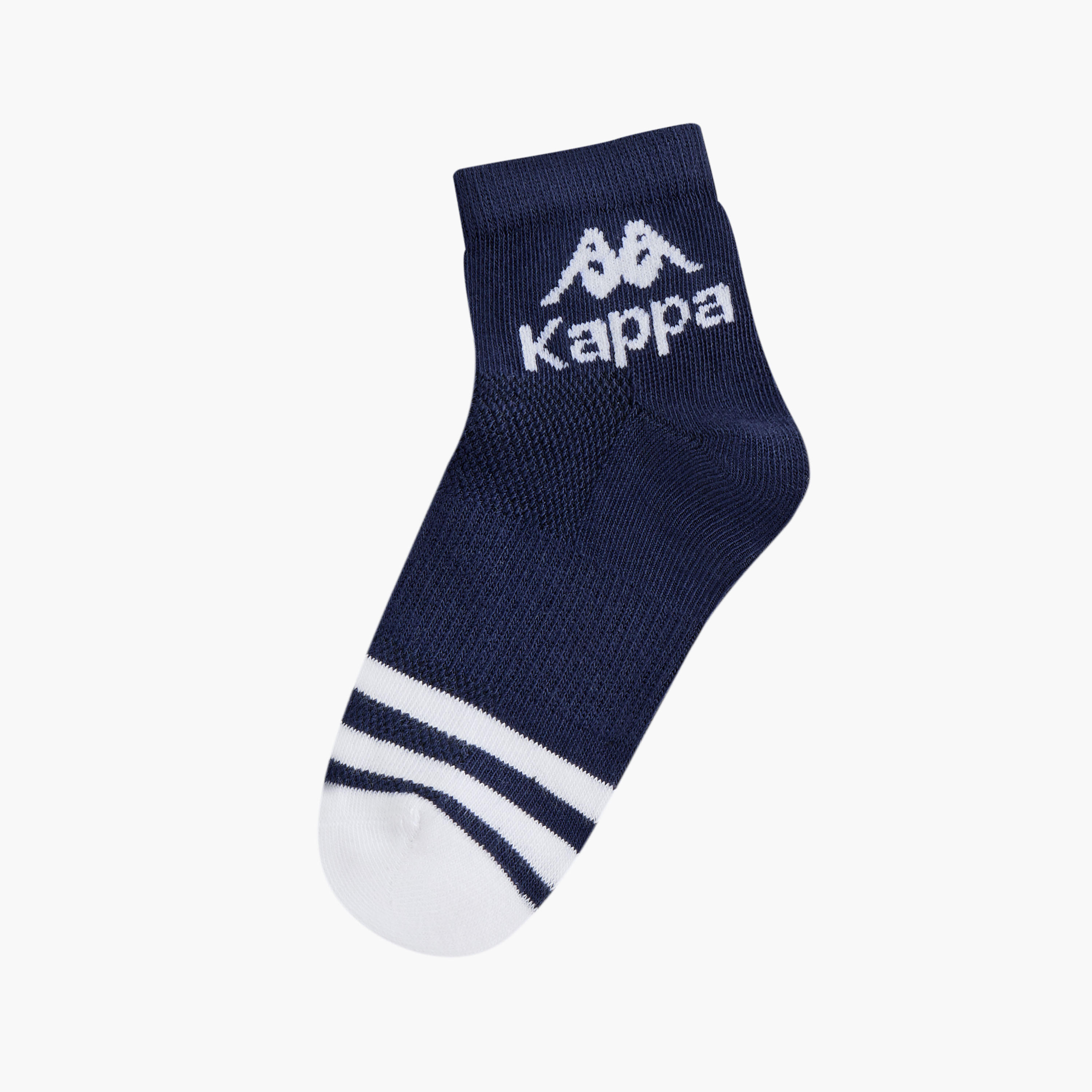 Kappa Logo Detail Ankle Length Socks - Set of 5-girls-accessories-socks-image-2