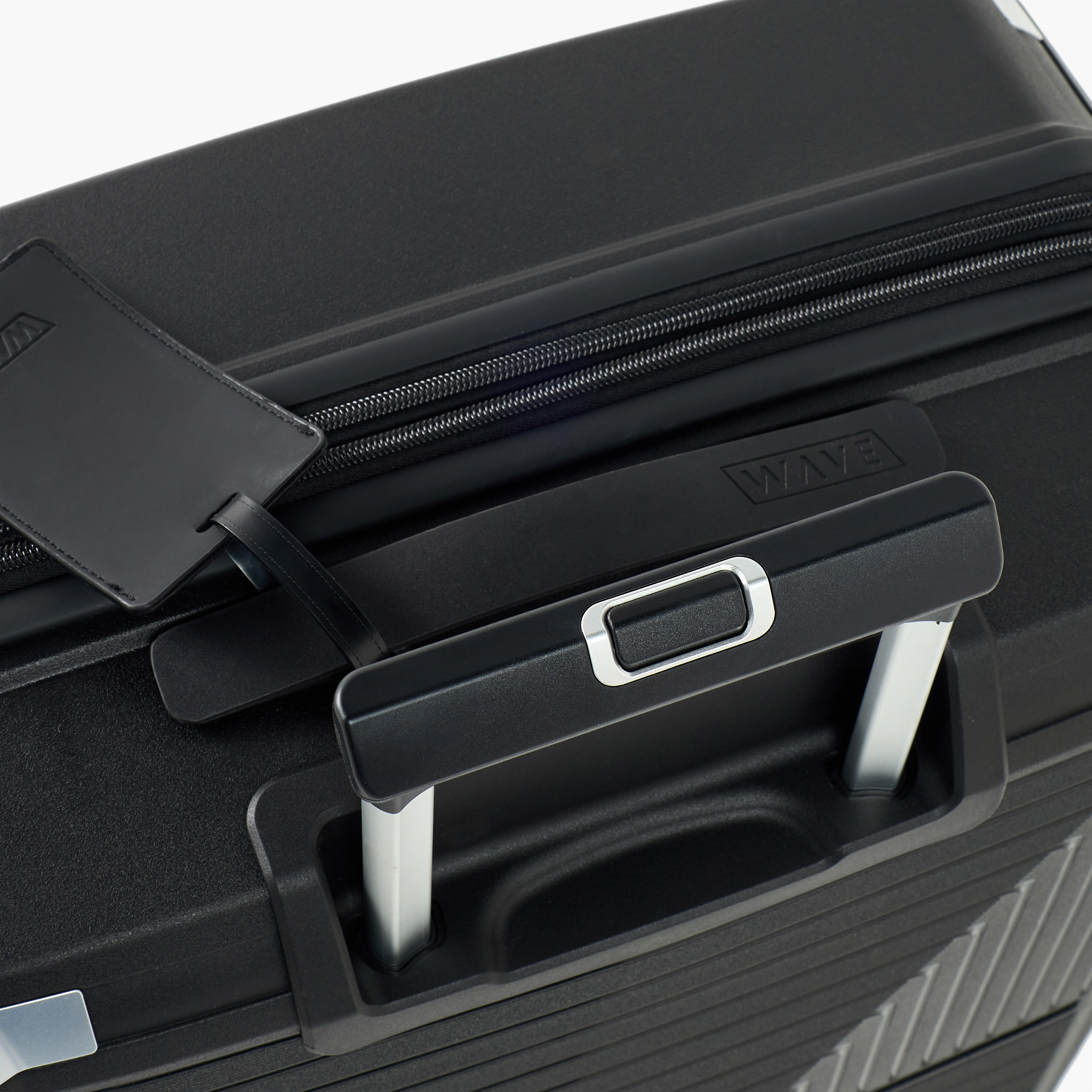 WAVE Textured Hardcase Luggage Trolley with Retractable Handle - 24 inches Check-In Bag-travel-luggagesandbags-luggage-image-6