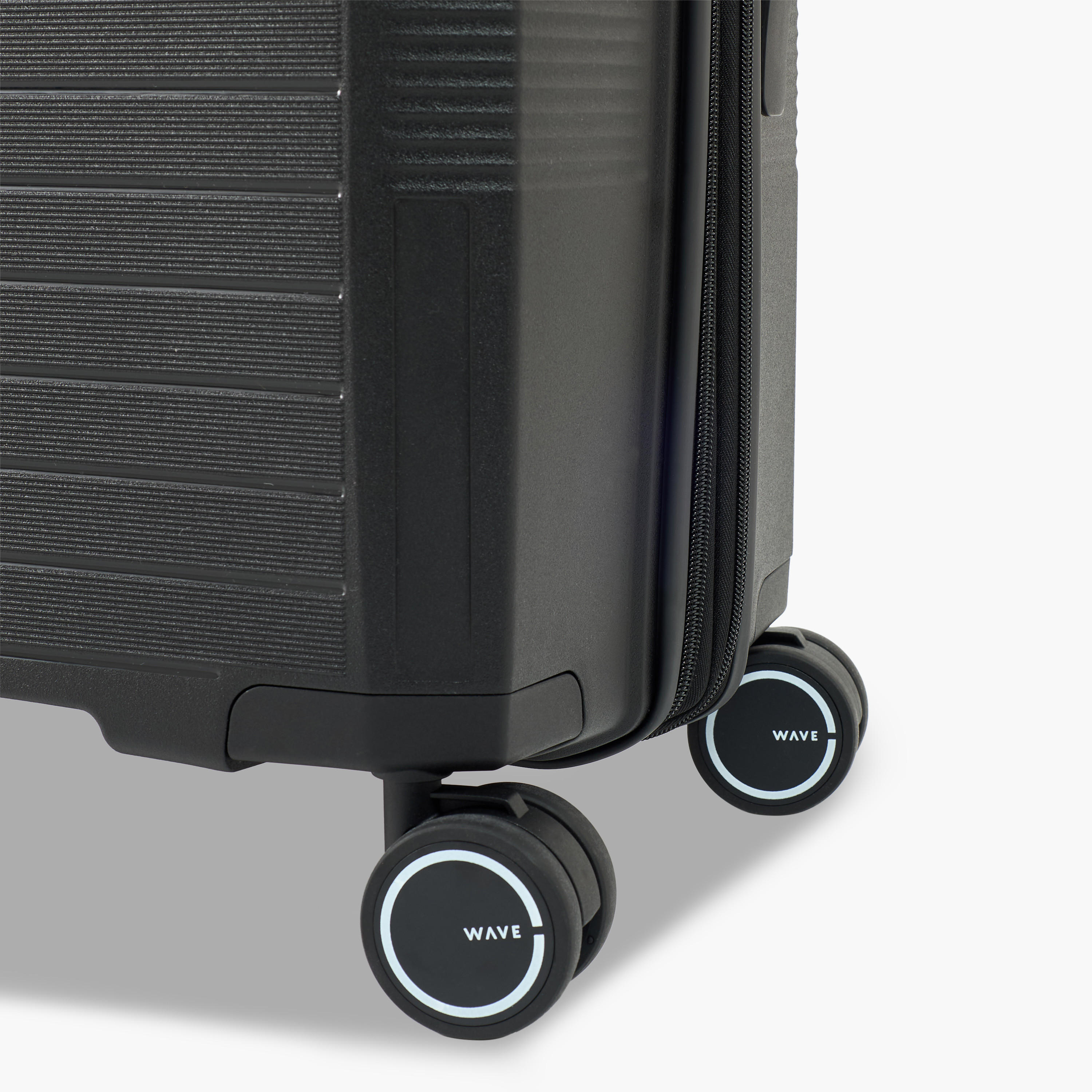 WAVE Textured Hardcase Luggage Trolley with Retractable Handle - 24 inches Check-In Bag-travel-luggagesandbags-luggage-image-7