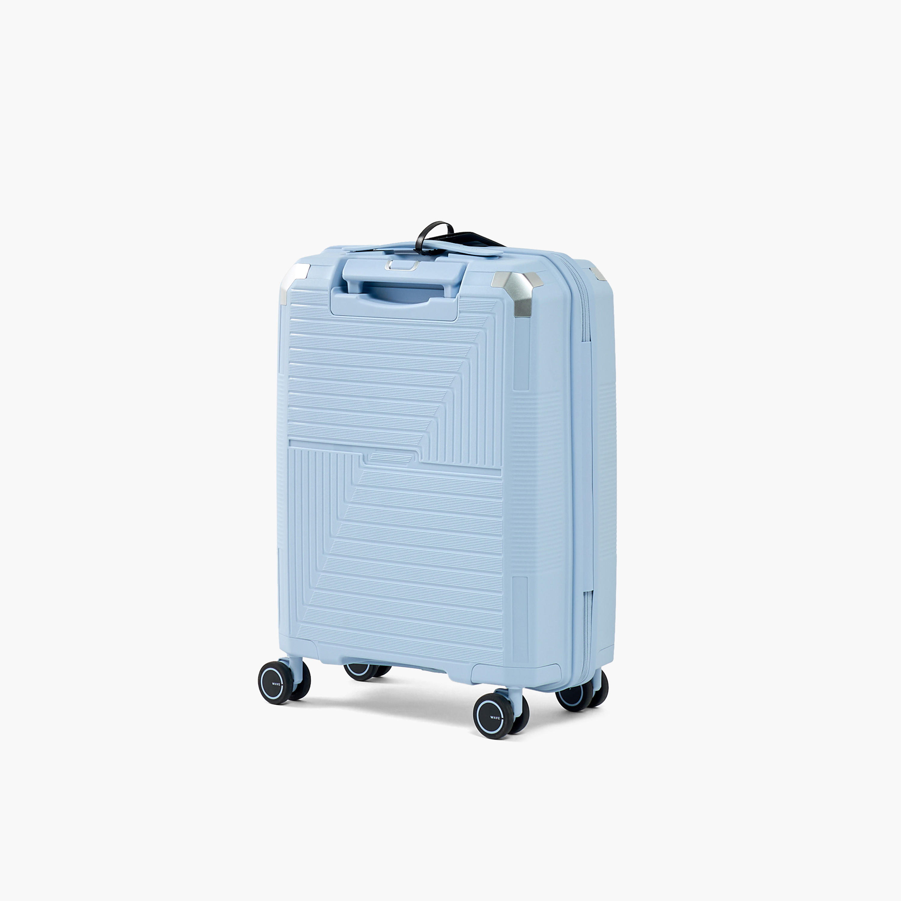 WAVE Textured Hardcase Trolley Bag with Retractable Handle-travel-luggagesandbags-luggage-image-3