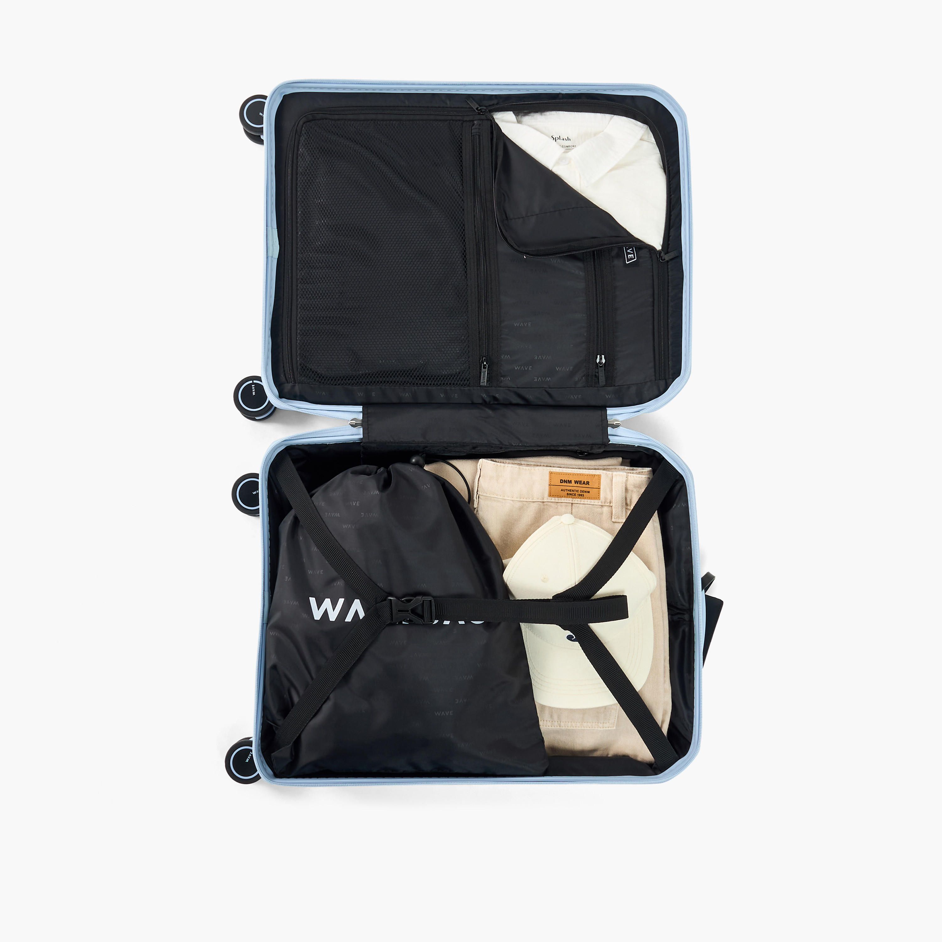 WAVE Textured Hardcase Trolley Bag with Retractable Handle-travel-luggagesandbags-luggage-image-8