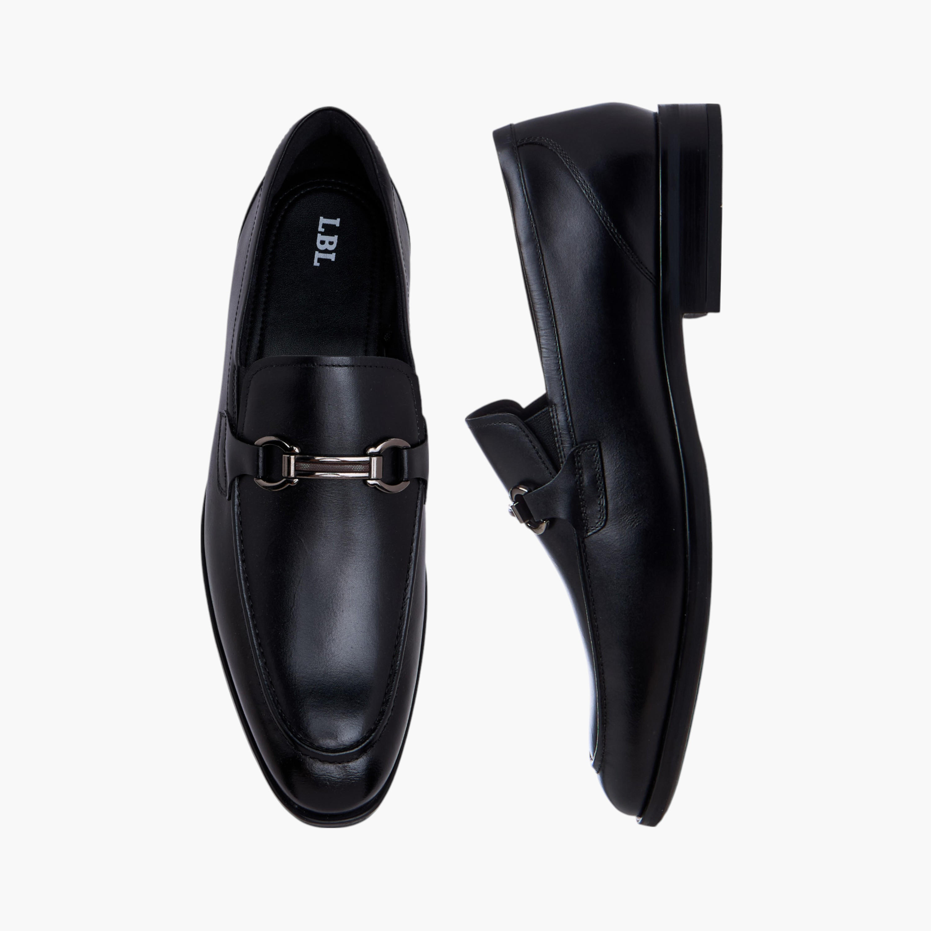 LBL by Shoexpress Metal Accent Slip-On Loafers-men-shoes-loafersandmoccasins-image-1