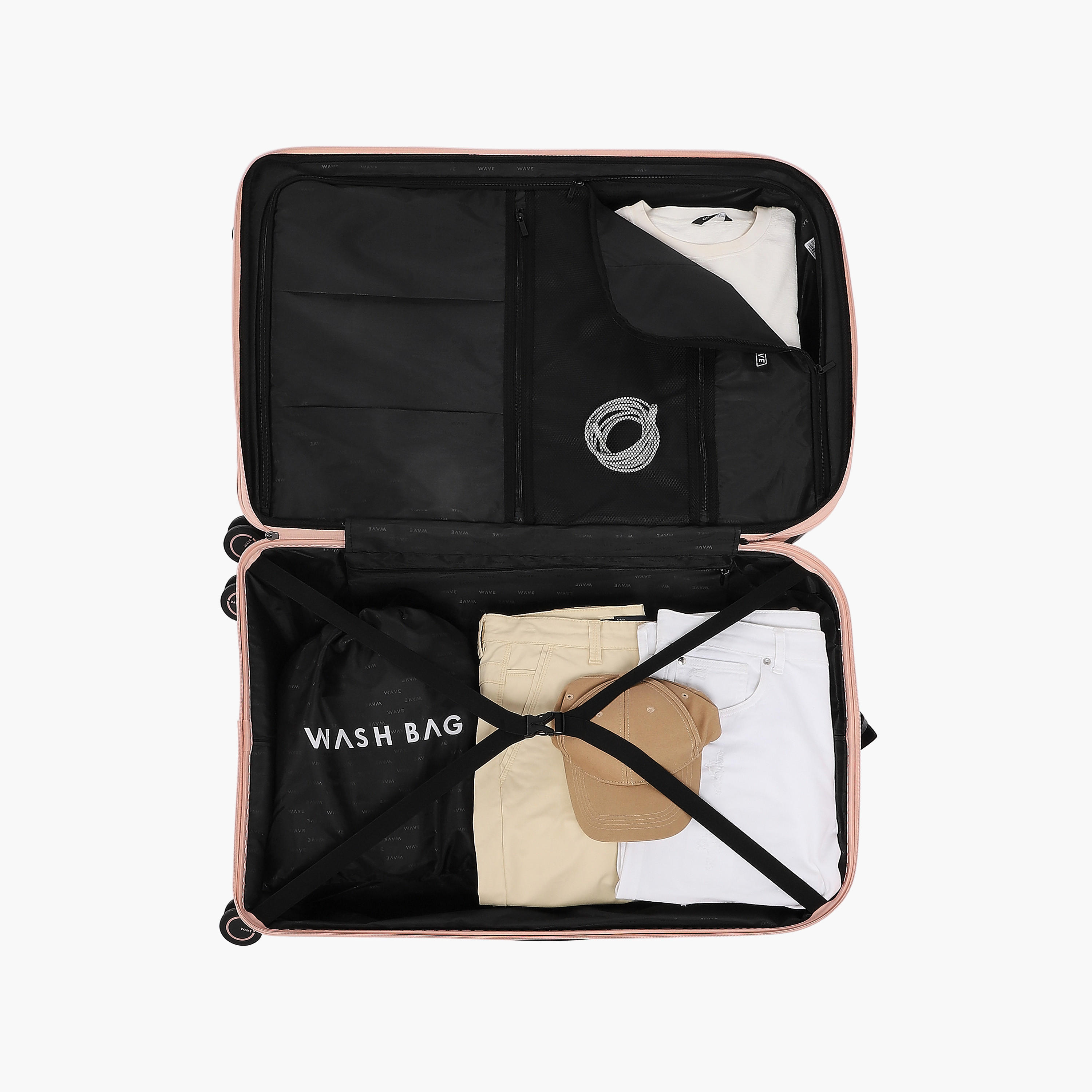 WAVE Solid Hardcase Trolley Bag with Retractable Handle - 28 Inches Check-in Bag-travel-luggagesandbags-luggage-image-8
