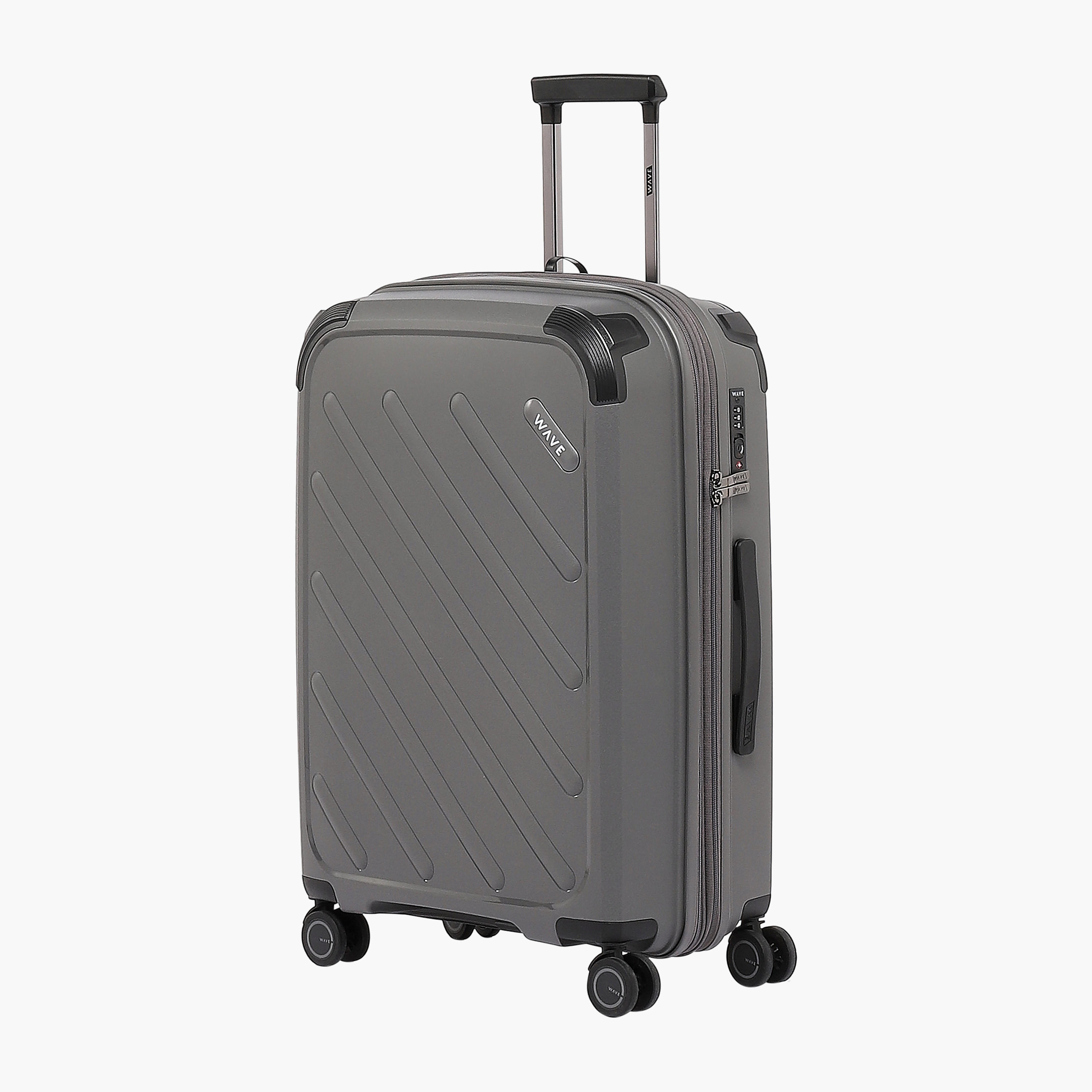 شنطة سفر ترولي صلبة سادة بمقبض قابل للسحب من ويف - 24 بوصة-travel-luggagesandbags-luggage-image-1