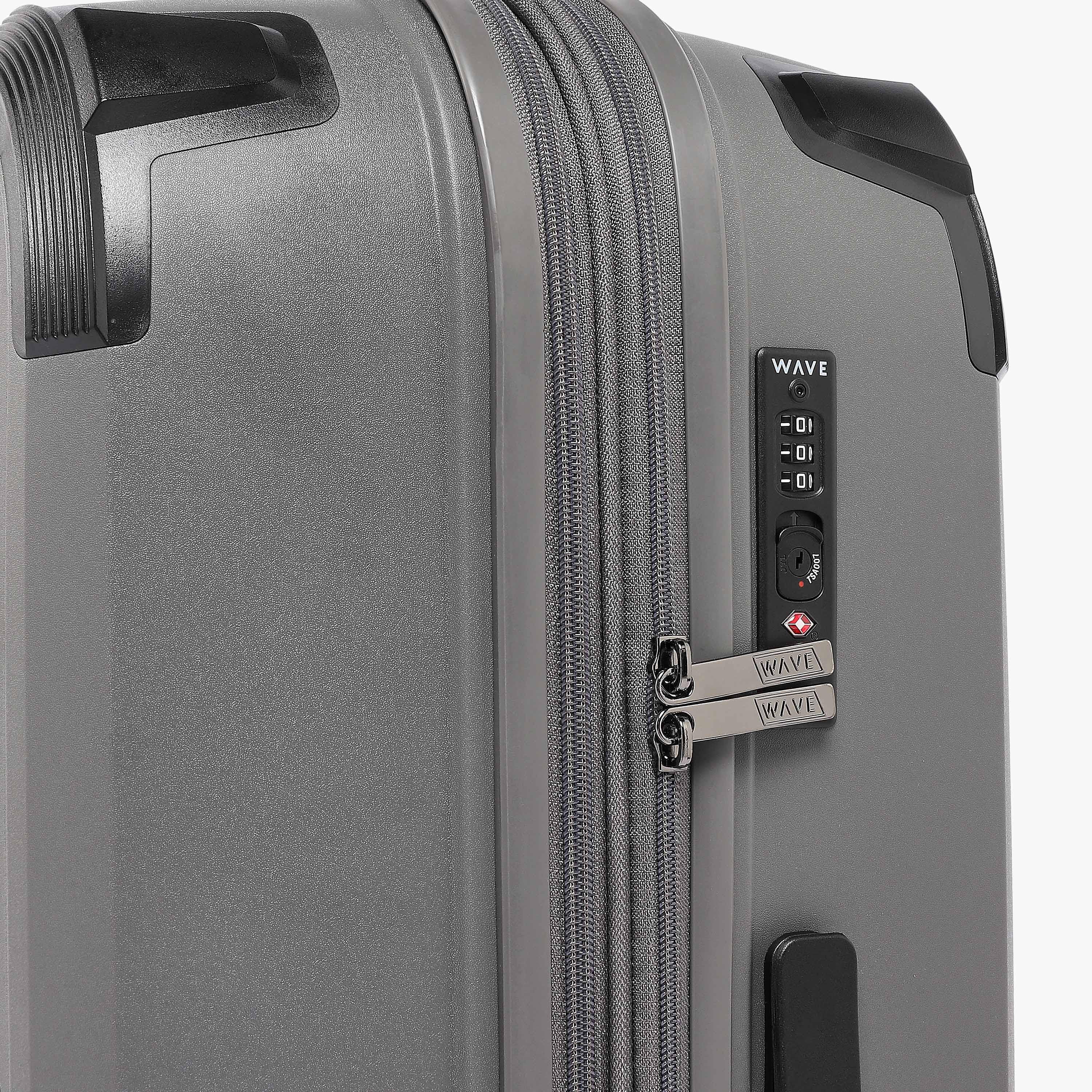 شنطة سفر ترولي صلبة سادة بمقبض قابل للسحب من ويف - 24 بوصة-travel-luggagesandbags-luggage-image-4