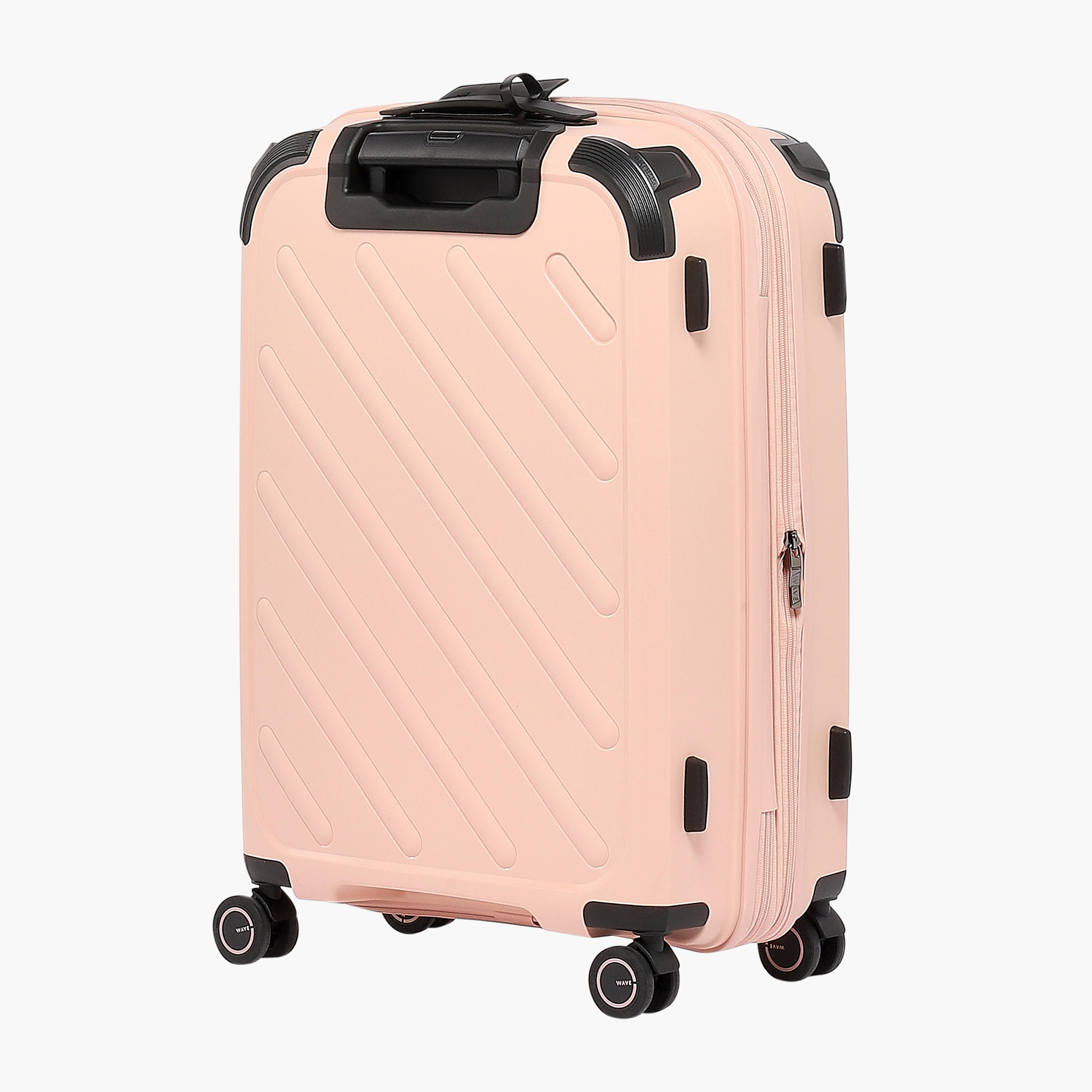 WAVE Solid Hardcase Trolley Bag with Retractable Handle - 24 Inches Check-in Bag-travel-luggagesandbags-luggage-image-3