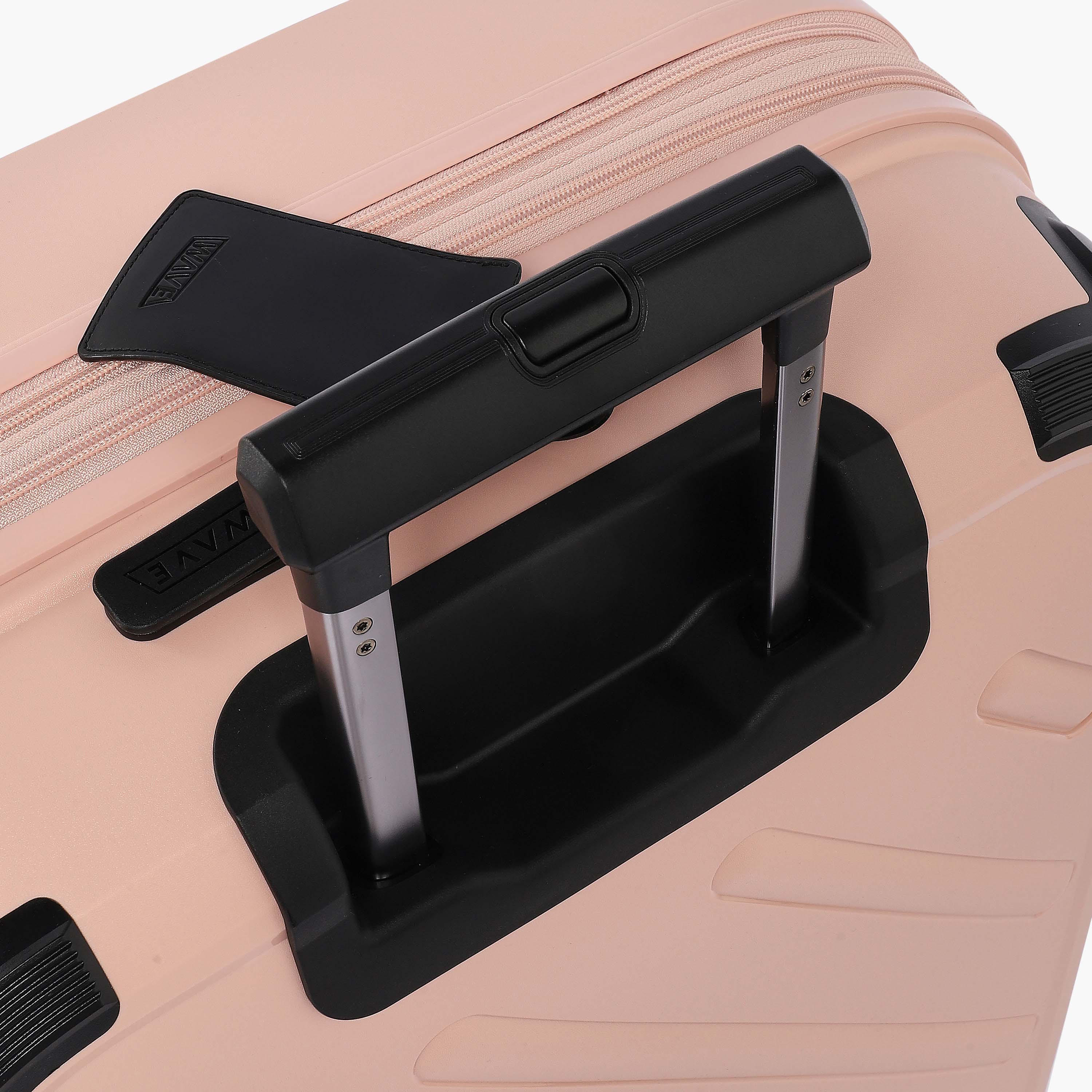 WAVE Solid Hardcase Trolley Bag with Retractable Handle - 24 Inches Check-in Bag-travel-luggagesandbags-luggage-image-6