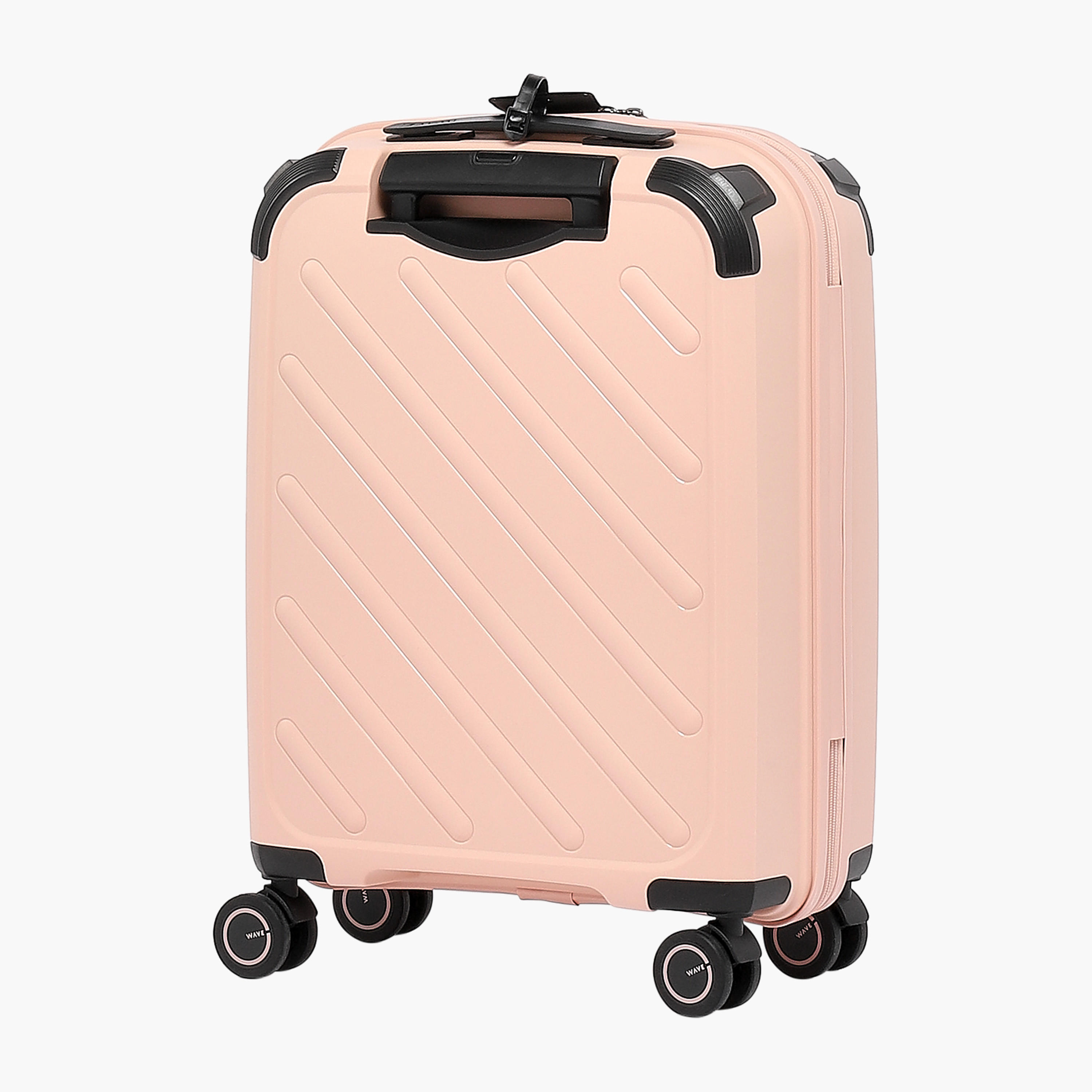 WAVE Solid Hardcase Trolley Bag with Retractable Handle - 20 Inches Check-in Bag-travel-luggagesandbags-luggage-image-3