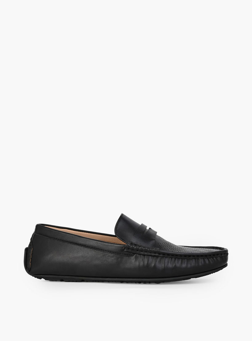 LBL by Shoexpress Men Perforated Design Loafers-men-shoes-loafersandmoccasins-image-3