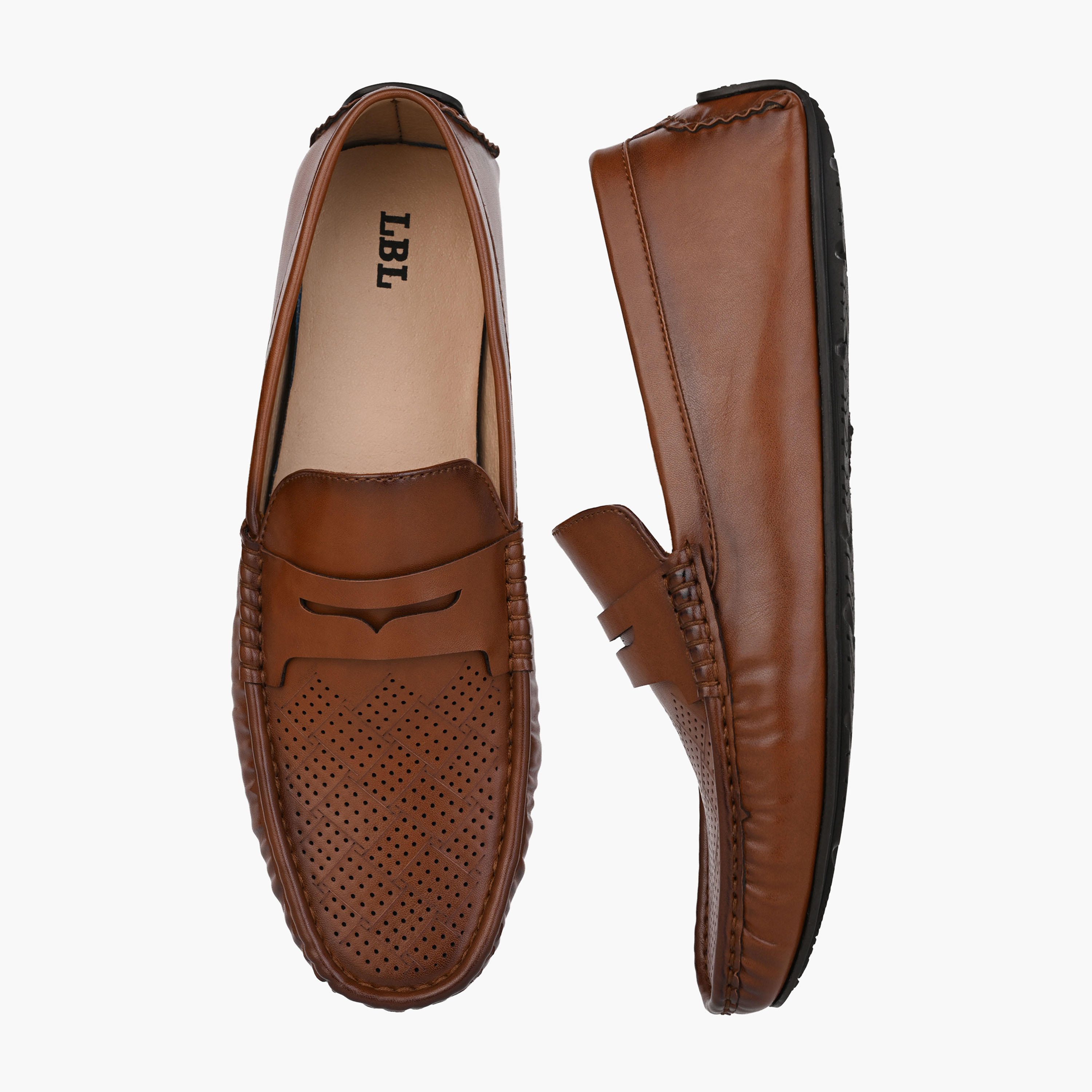 حذاء لوفرز بتصميم مثقب للرجال من أل بي أل من شو إكسبريس-men-shoes-loafersandmoccasins-image-11