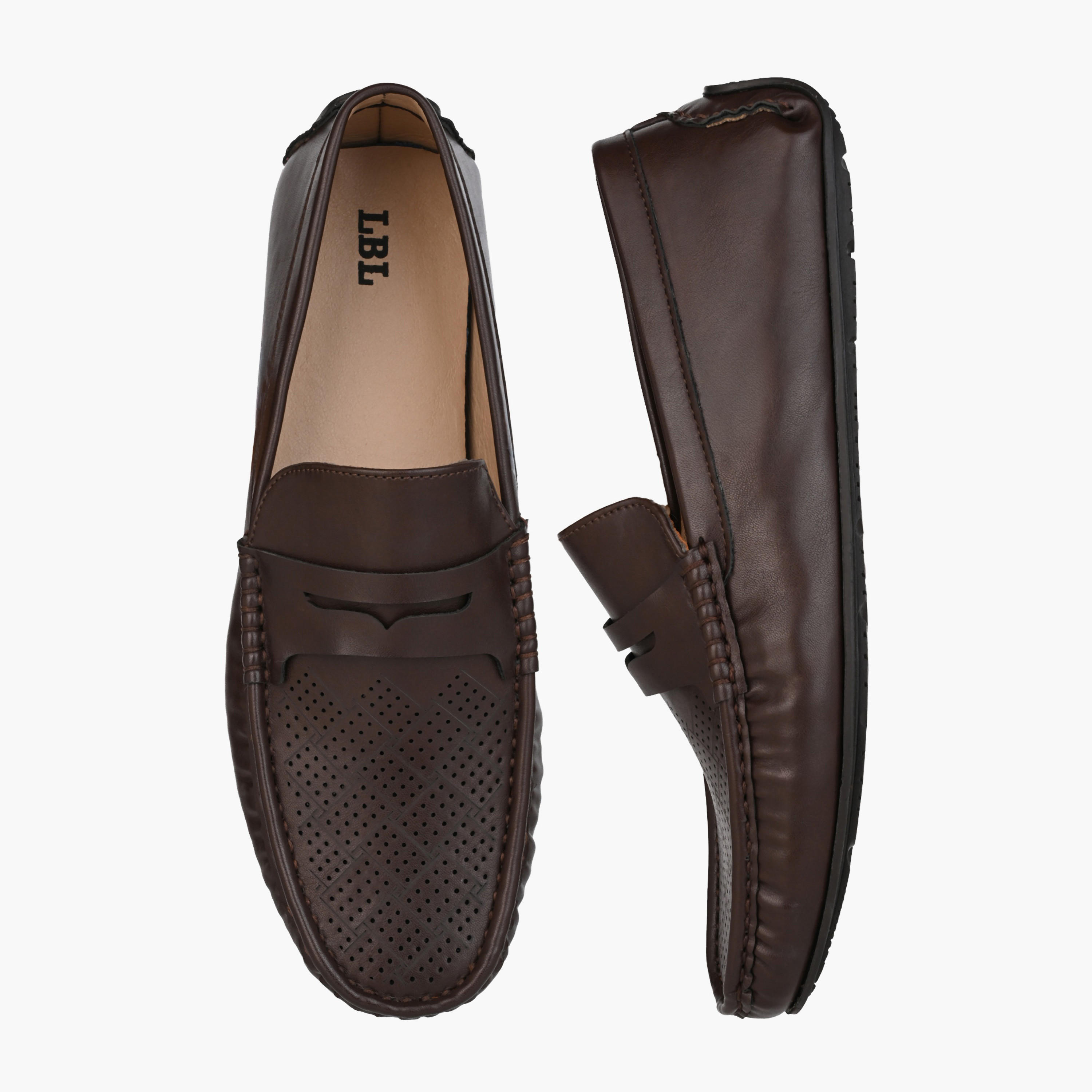 حذاء لوفرز بتصميم مثقب للرجال من أل بي أل من شو إكسبريس-men-shoes-loafersandmoccasins-image-1