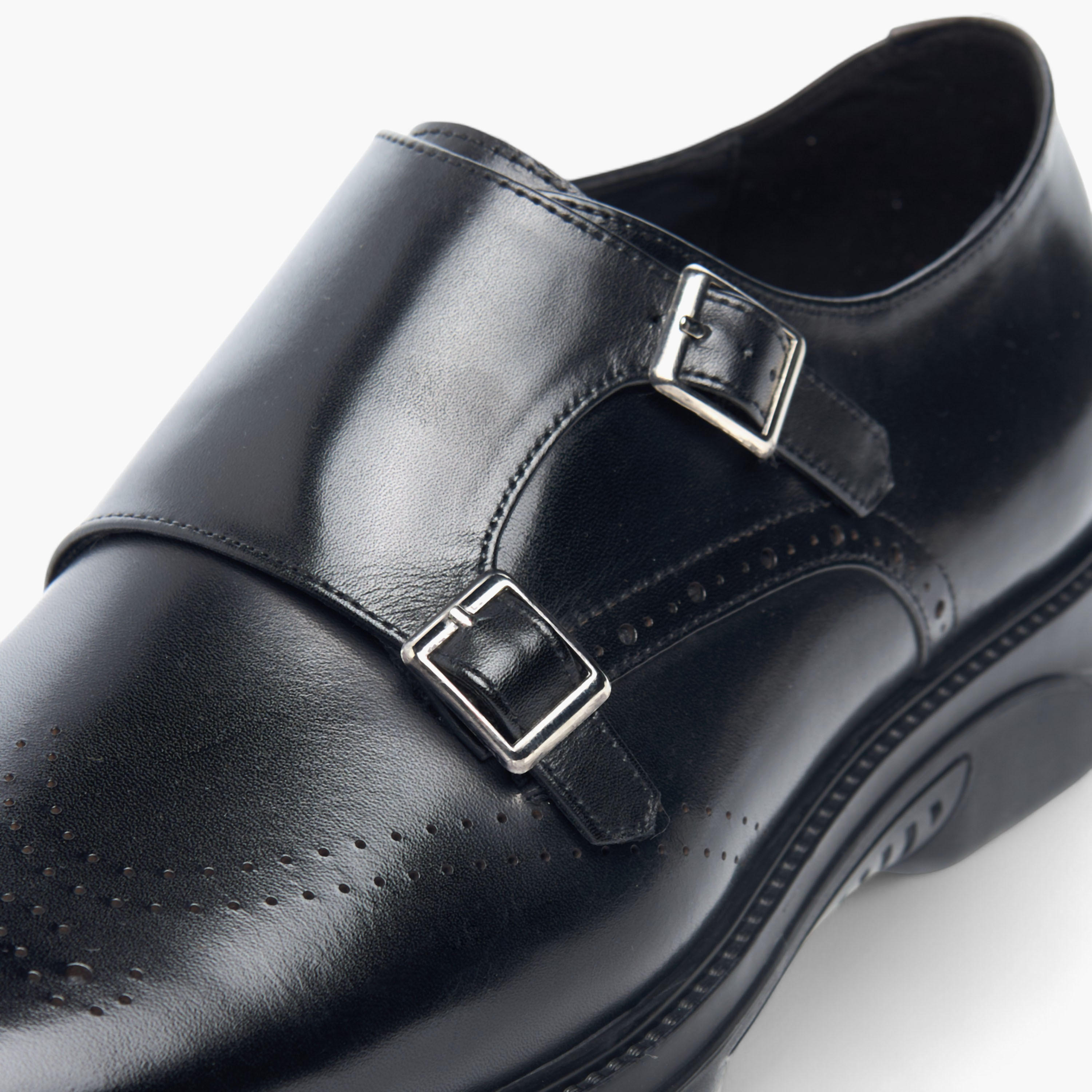 Le Confort Leather Textured Slip-On Monk Shoes-men-shoes-formalshoes-image-4