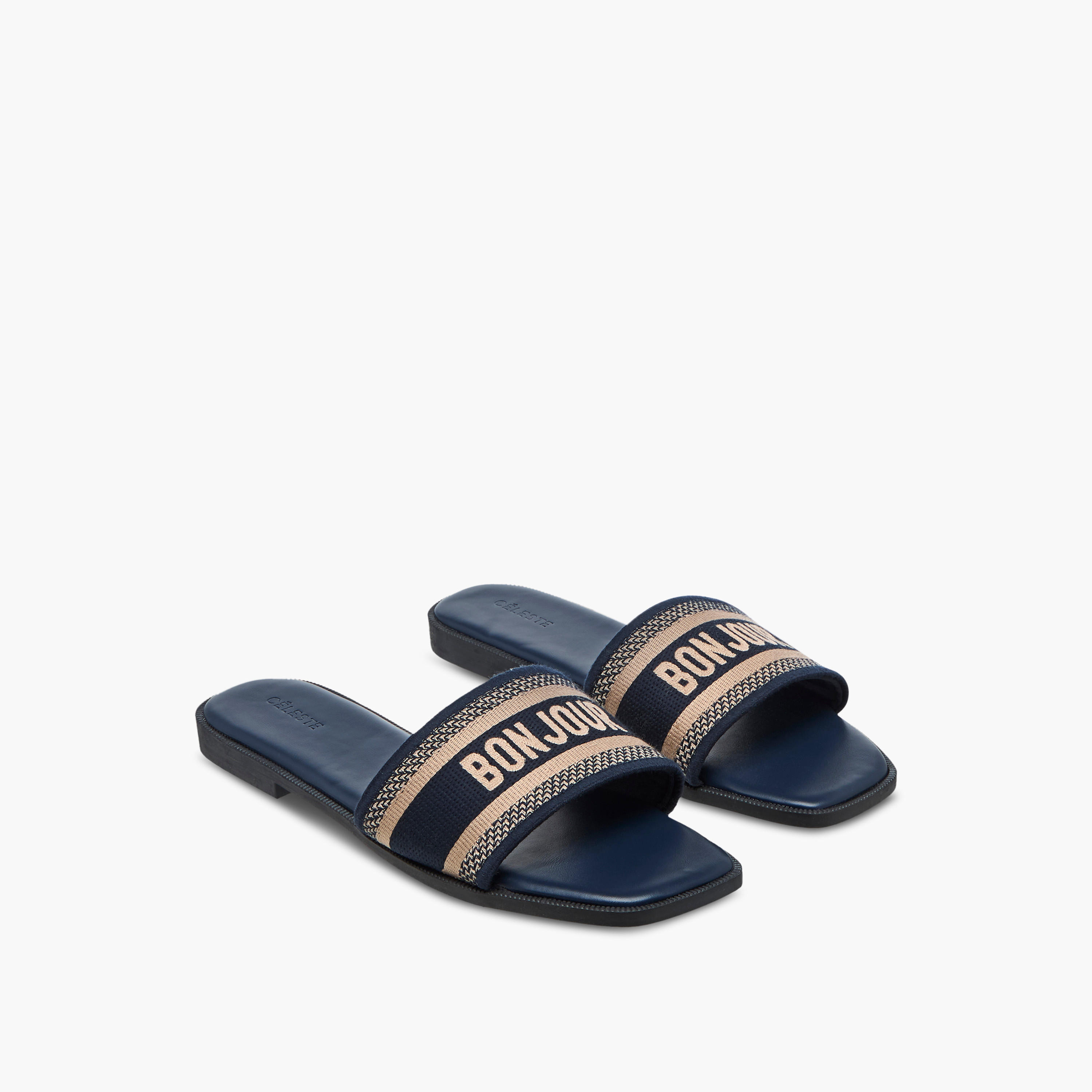 Celeste Women's Textured Slip-On Flat Sandals-women-shoes-flats-sandals-image-1
