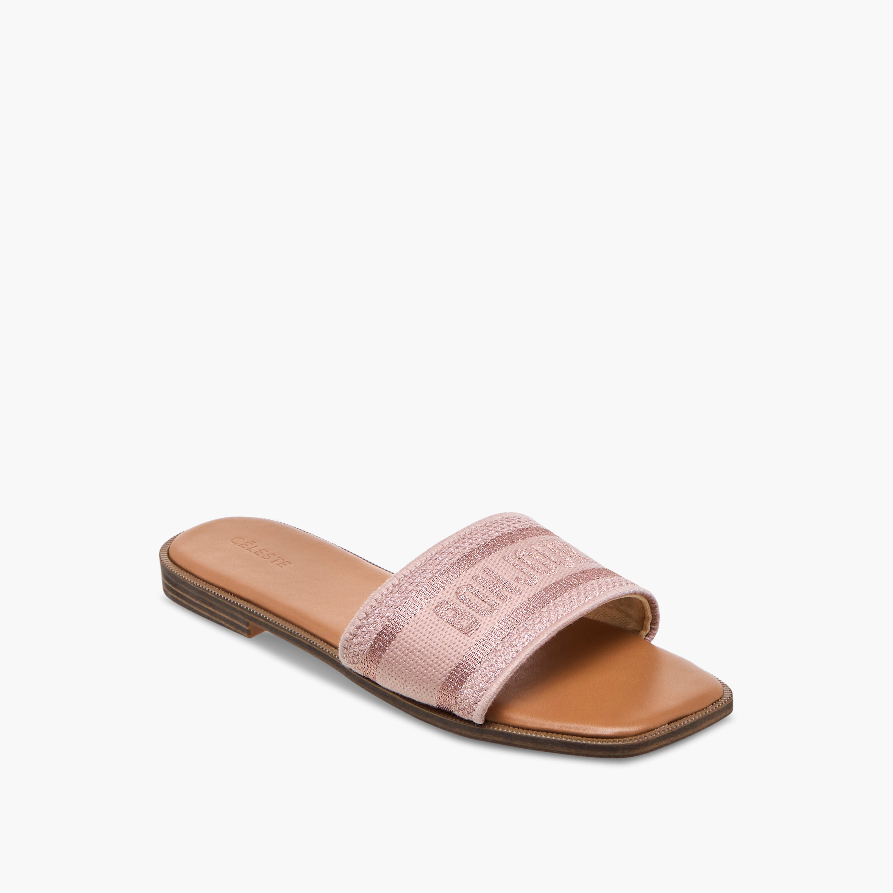 Celeste Women's Textured Slip-On Flat Sandals-women-shoes-flats-sandals-image-2
