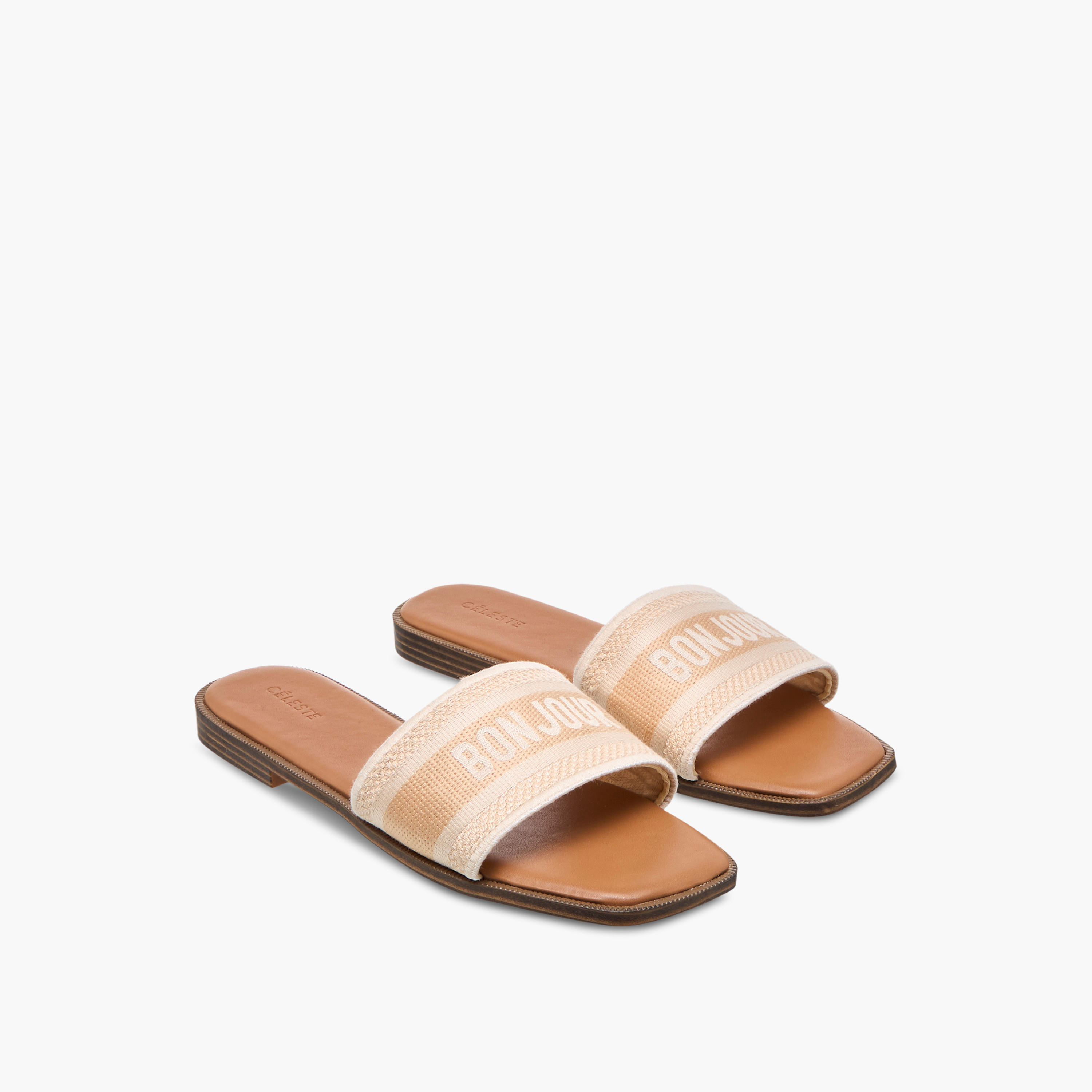 Celeste Women's Textured Slip-On Flat Sandals-women-shoes-flats-sandals-image-1