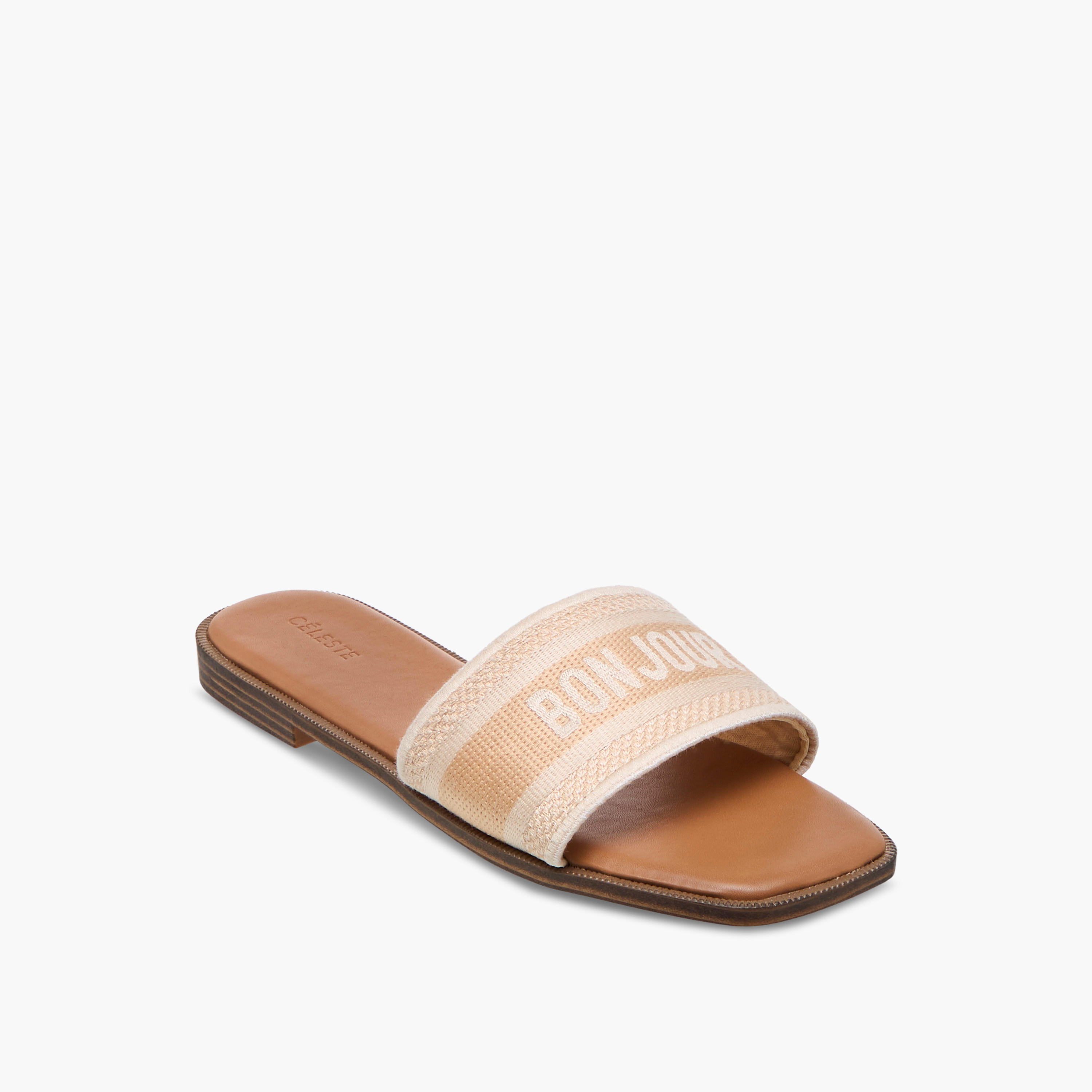 Celeste Women's Textured Slip-On Flat Sandals-women-shoes-flats-sandals-image-2