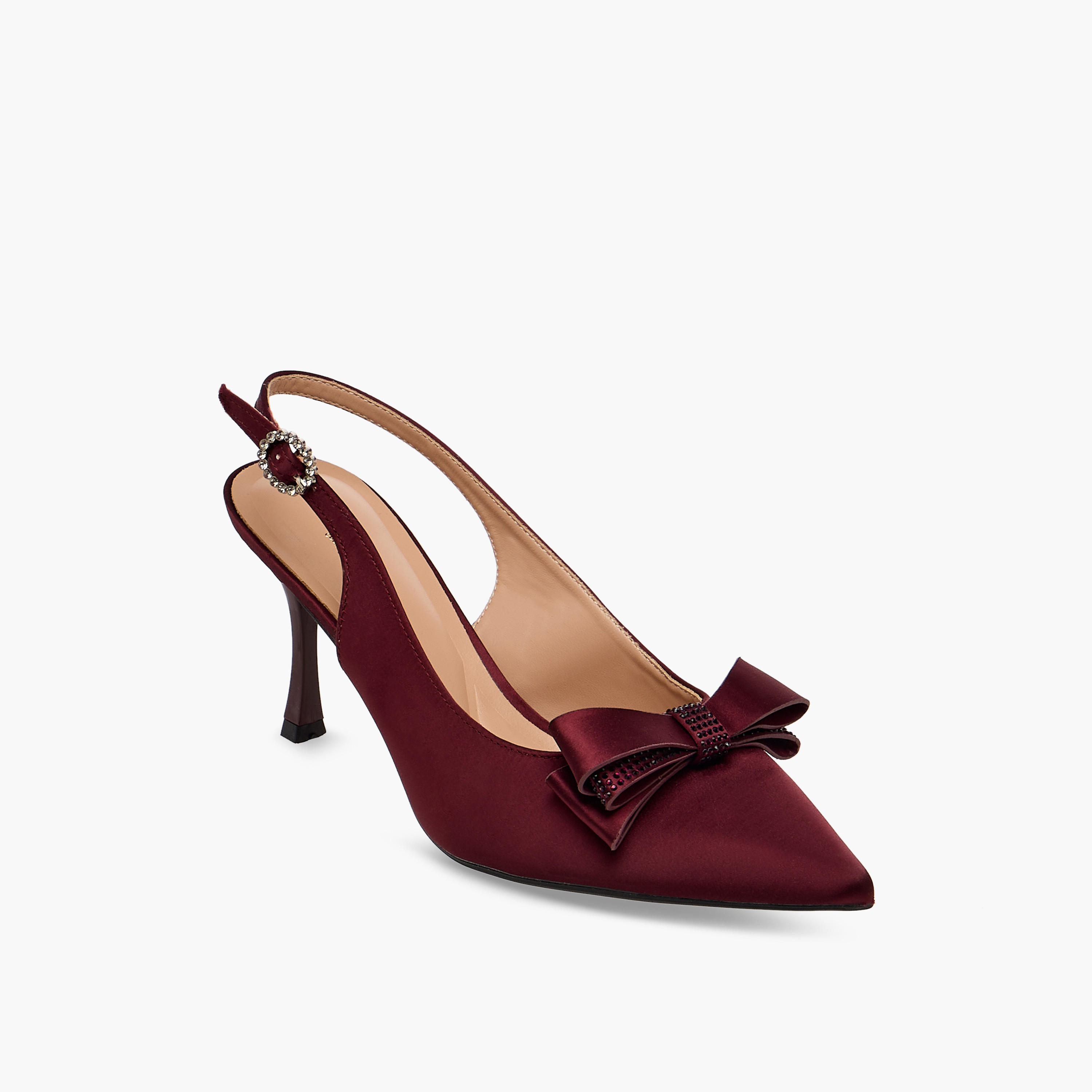 Celeste Women Bow Embellished Stiletto Heel Shoes-women-shoes-heels-image-2