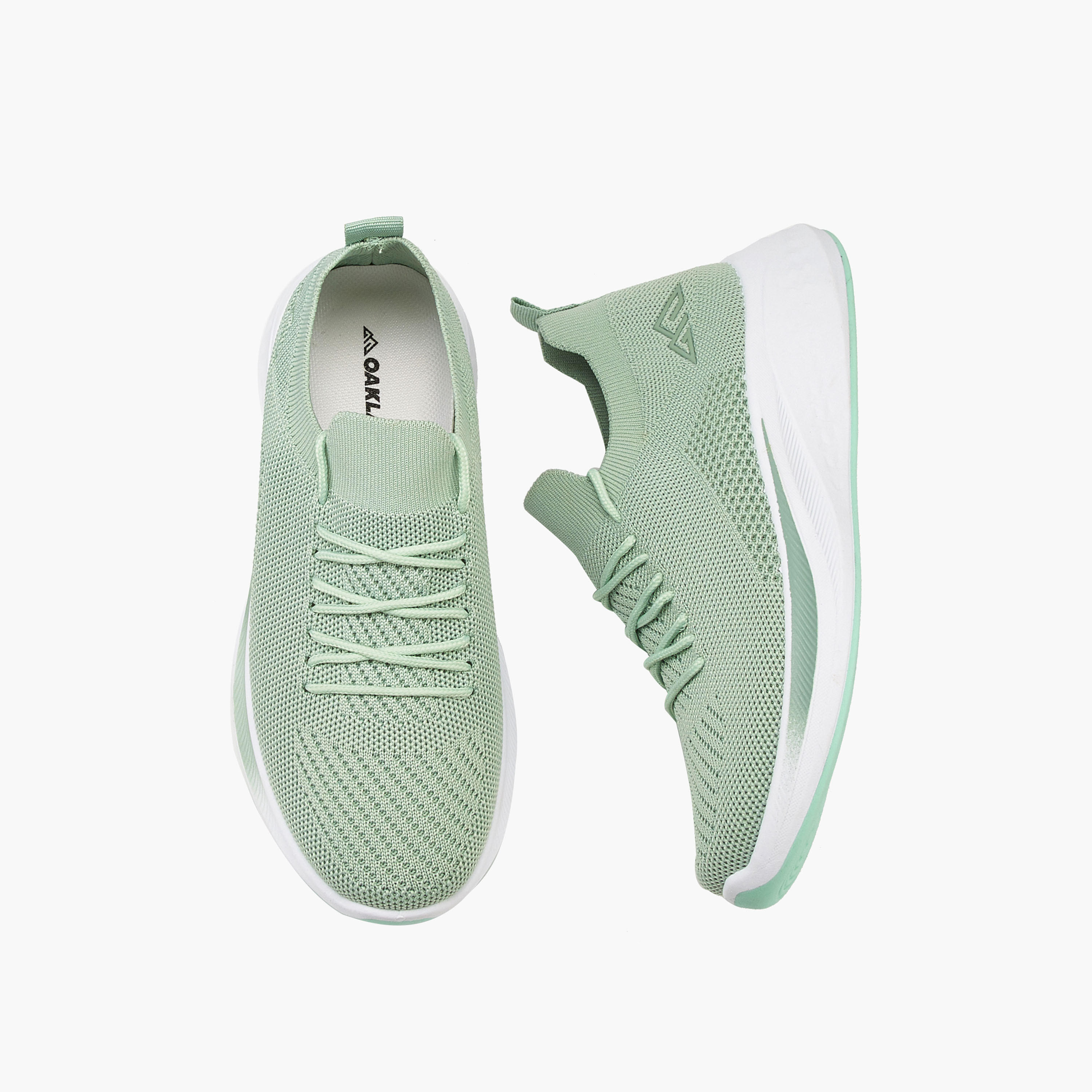 Oaklan by Shoexpress Lace-Up Sports Shoes with Pull Tab-women-shoes-sneakers-image-1