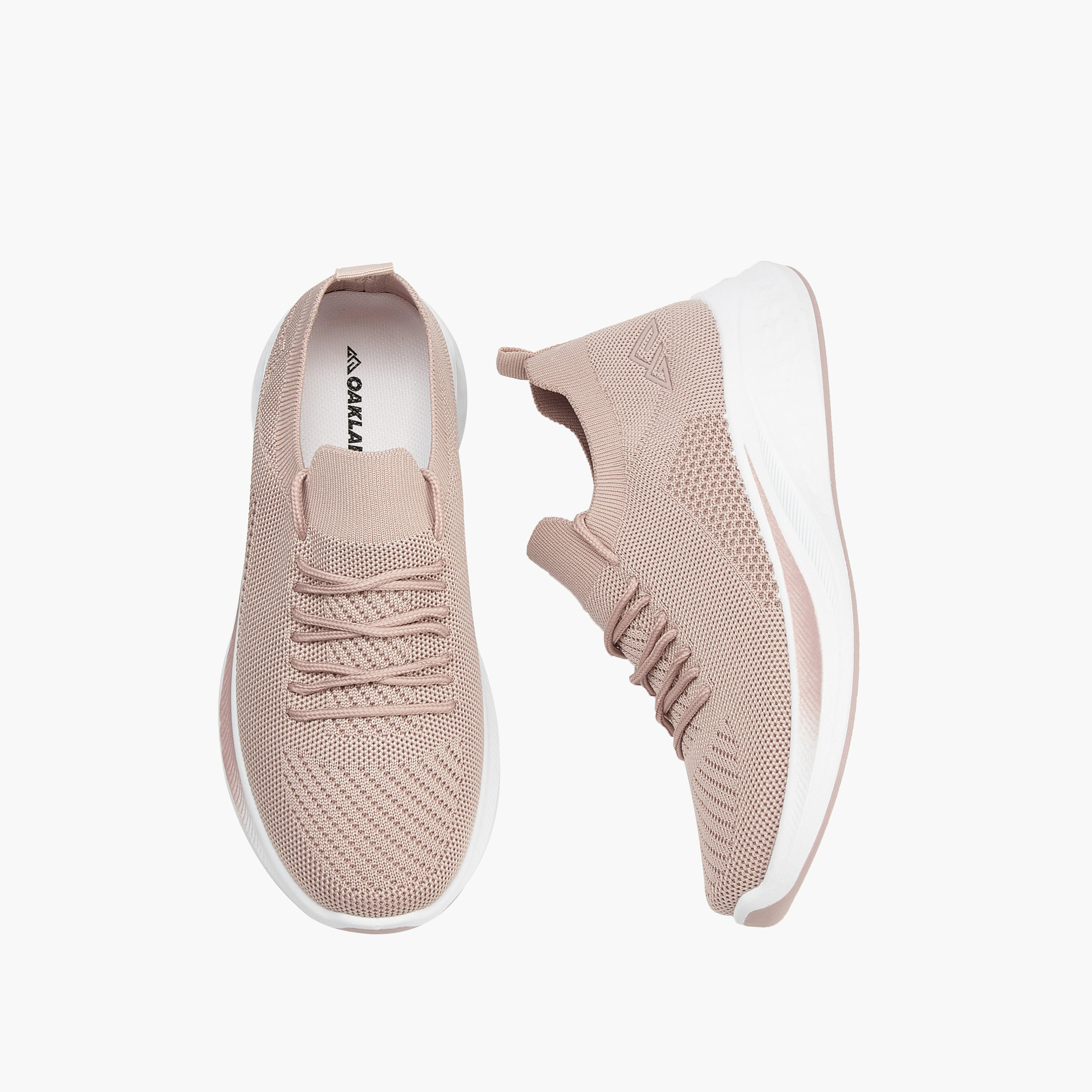 Oaklan by Shoexpress Lace-Up Sports Shoes with Pull Tab-women-shoes-sneakers-image-1