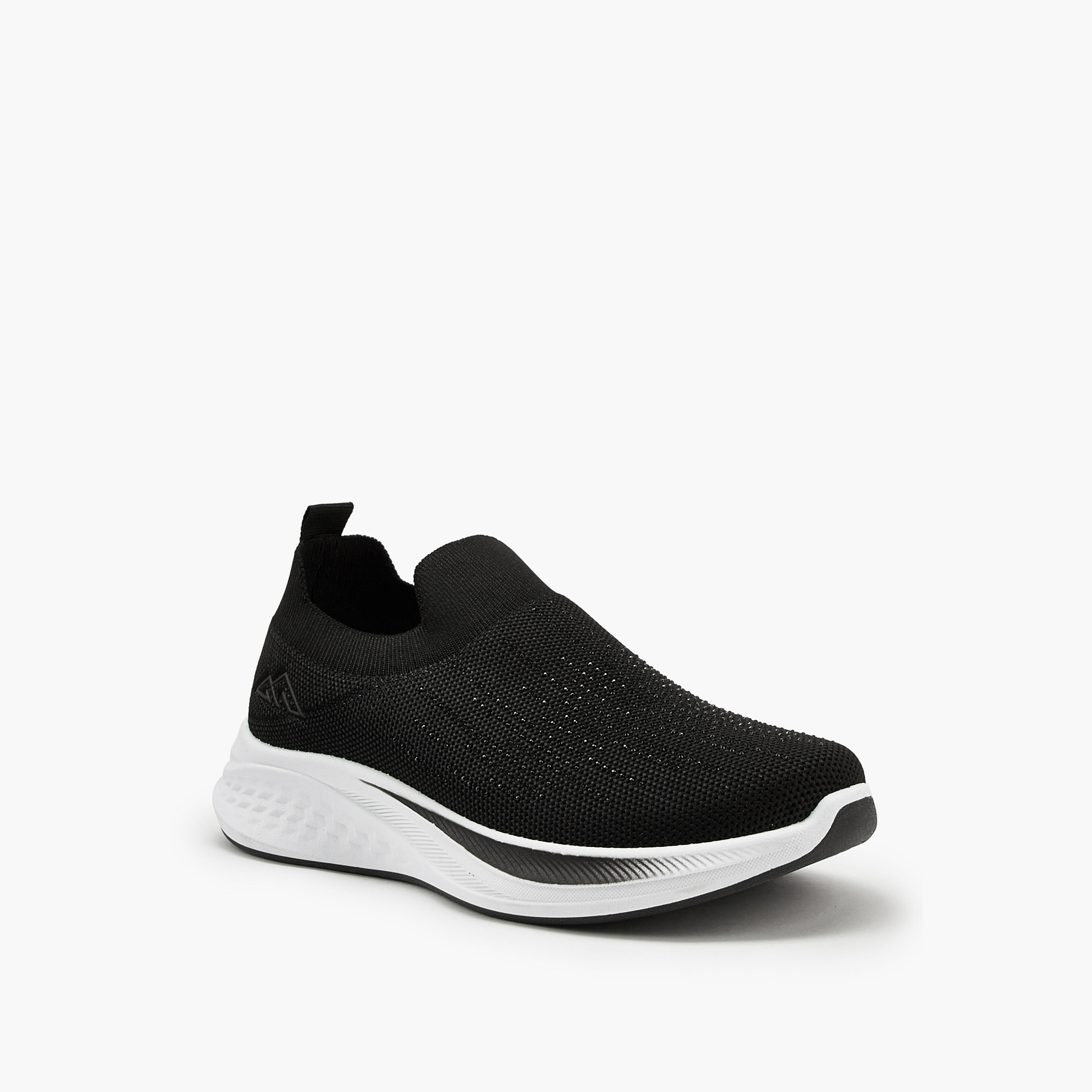 Oaklan by Shoexpress Embellished Slip-On Sports Shoes with Pull Tabs-sports-women-shoes-image-2