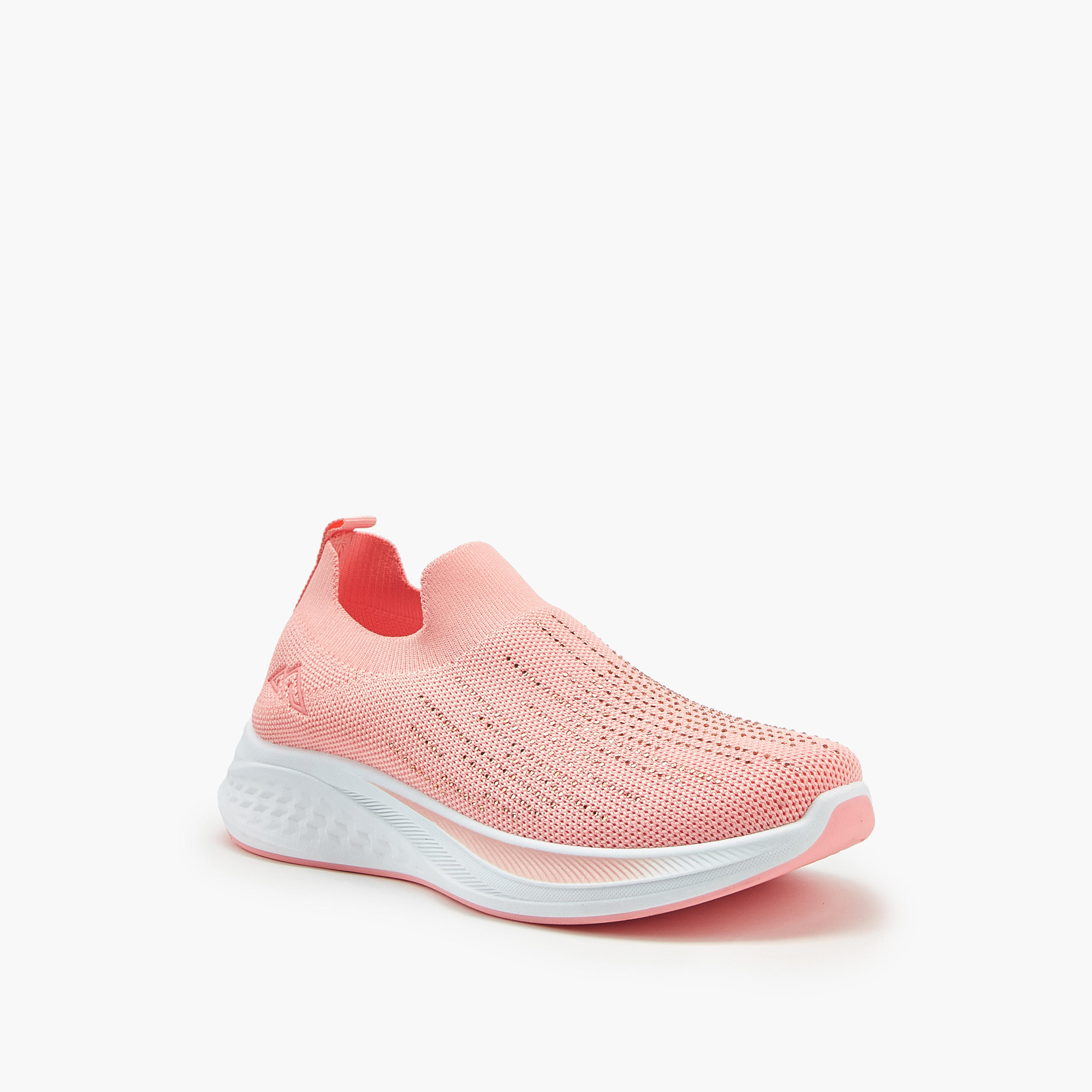 Oaklan by Shoexpress Embellished Slip-On Sports Shoes with Pull Tabs-women-shoes-sneakers-image-2