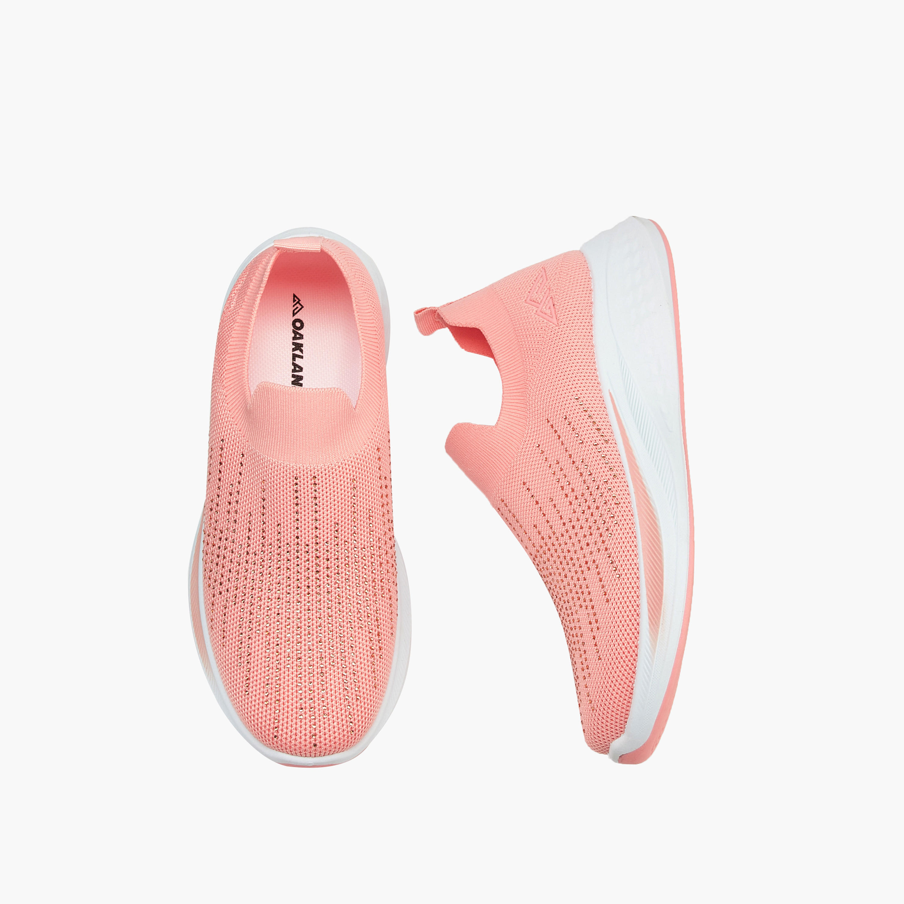 Oaklan by Shoexpress Embellished Slip-On Sports Shoes with Pull Tabs-women-shoes-sneakers-image-1