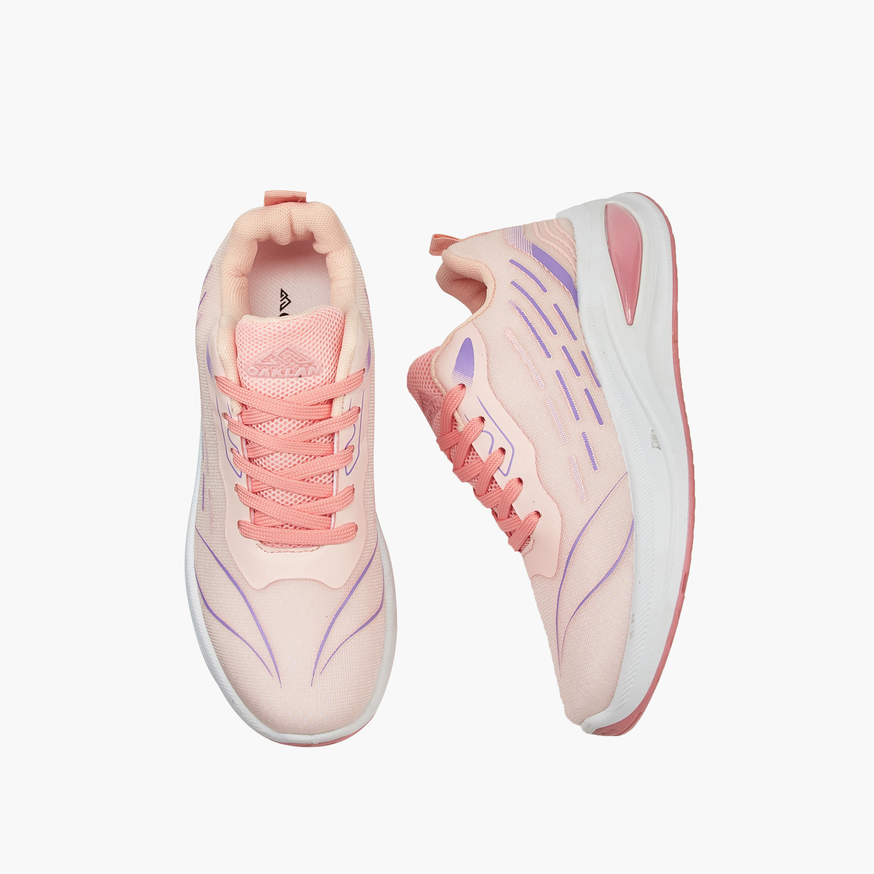 Oaklan by Shoexpress Lace-Up Sports Shoes with Pull Tab-women-shoes-sneakers-image-1