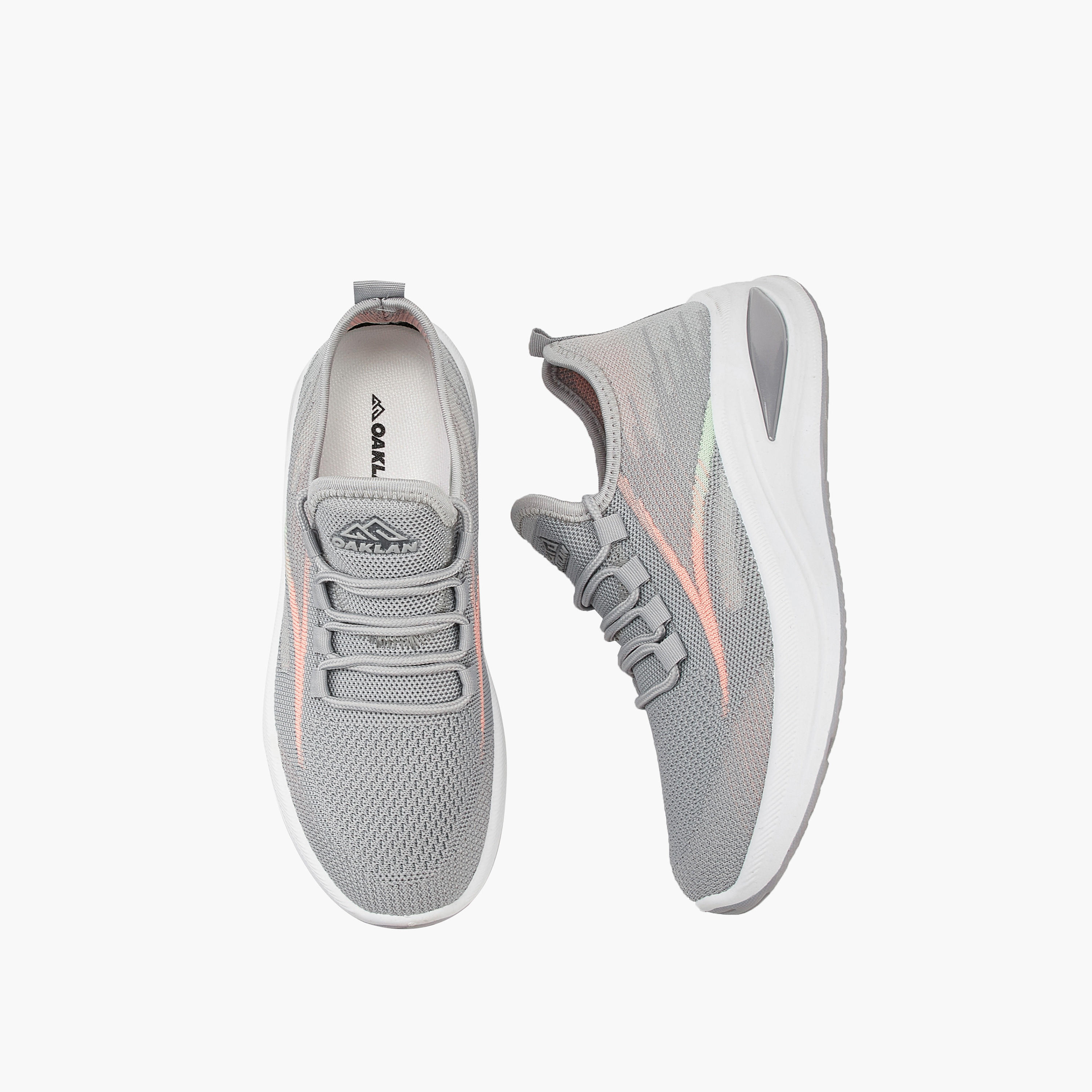 Oaklan by Shoexpress Pull Tab Lace-Up Sports Shoes-women-shoes-sneakers-image-1